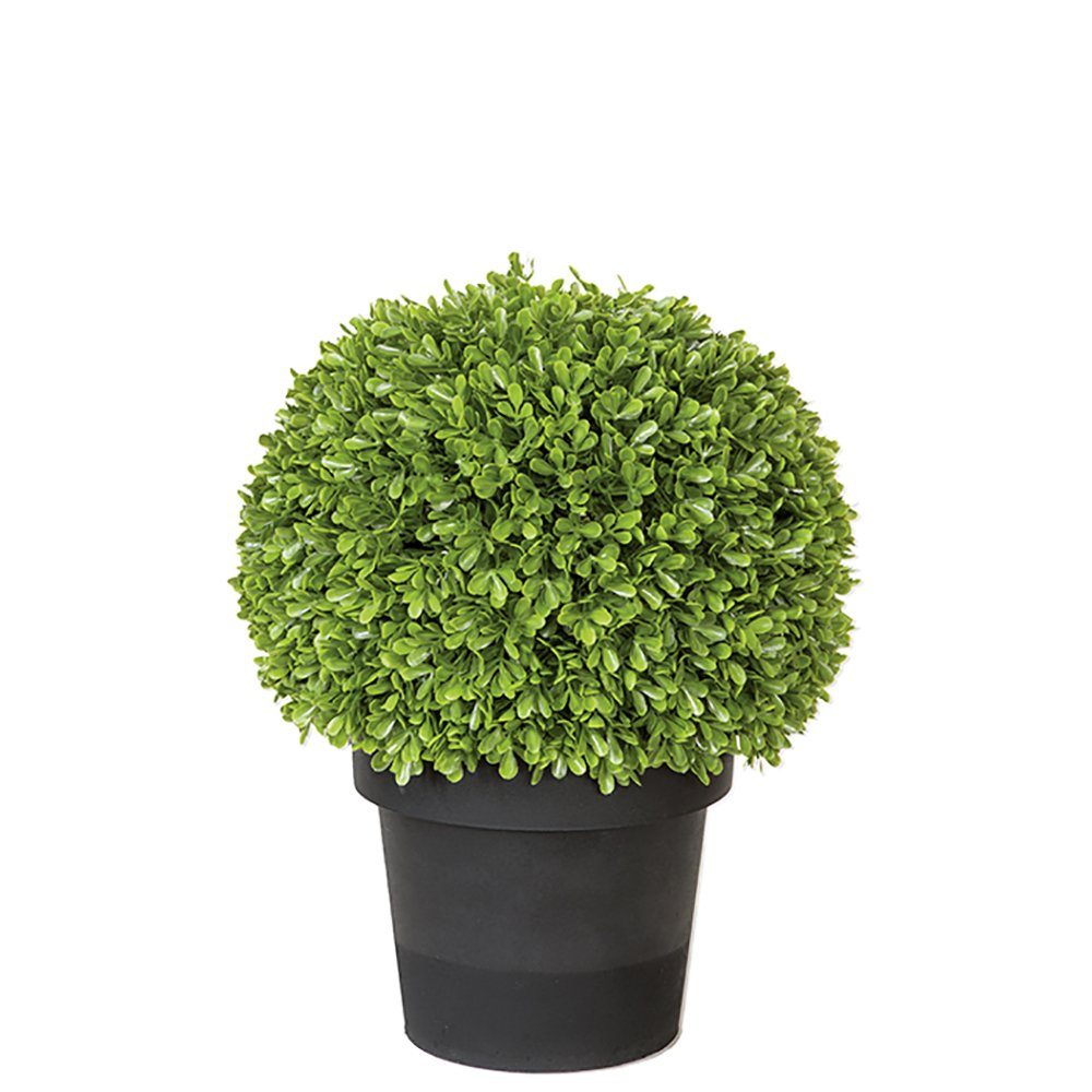 Kunstpflanze FINK Kunstblume Buchskugel - grün - H. 39cm x B. 30cm x D. 30cm