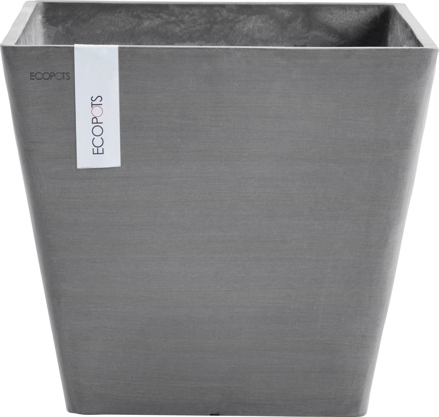 ECOPOTS Blumentopf ROTTERDAM Grey, BxTxH: 40x40x35 günstig online kaufen