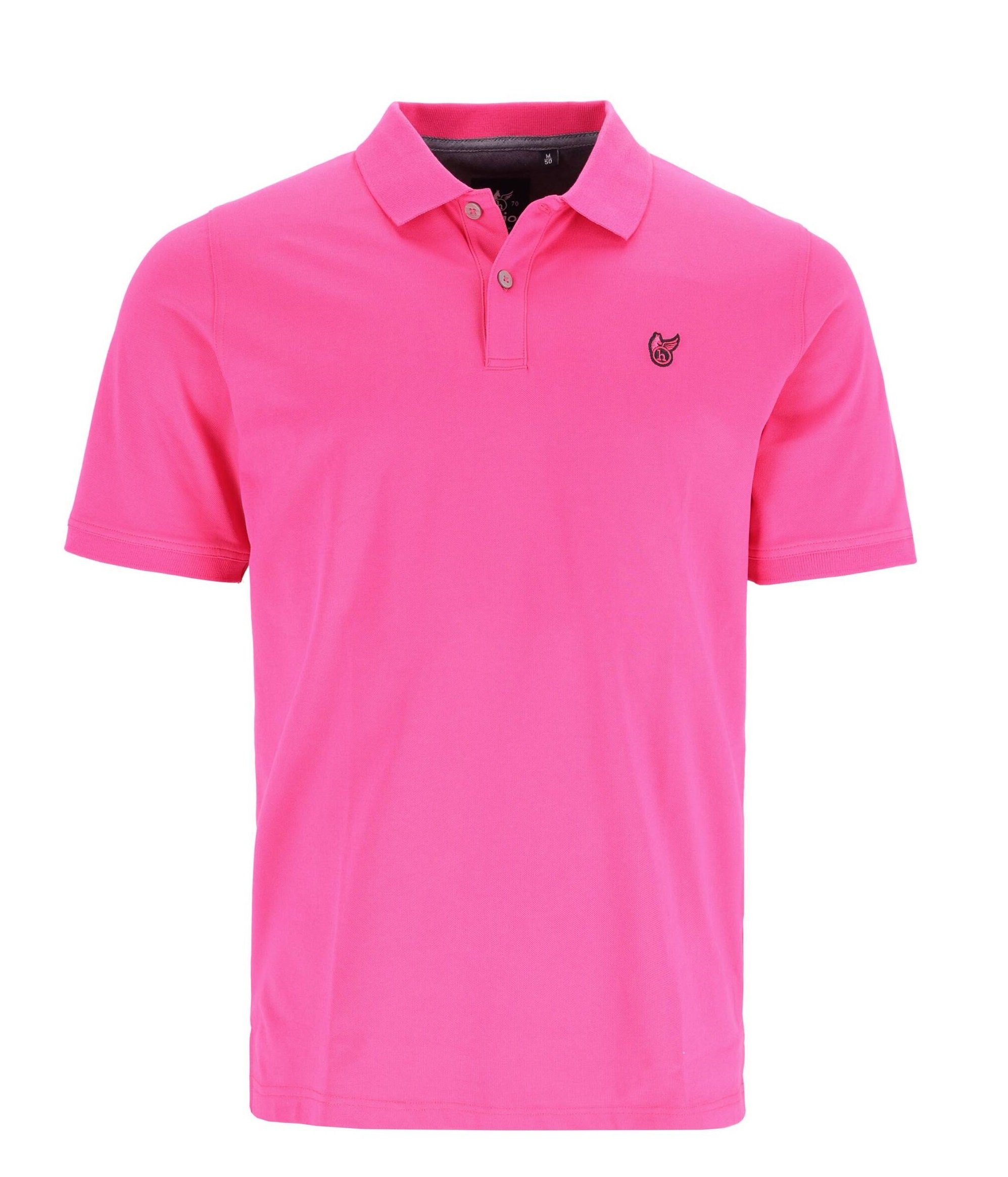 Hajo Poloshirt 20050 Pikee-Polo, Stay Fresh, Hochwertiger Baumwollmaterialmix, Stretchanteil Magenta 708