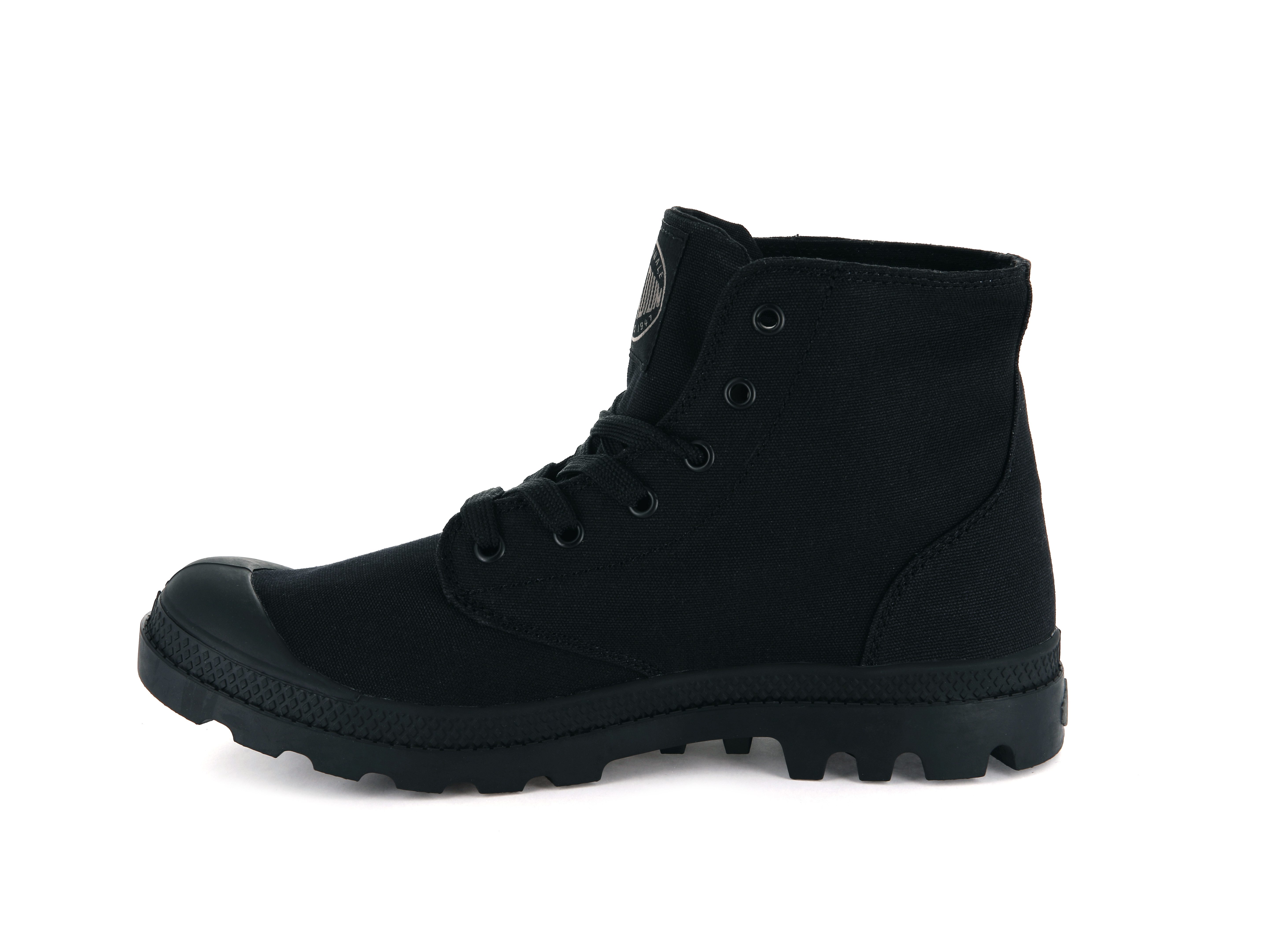 Palladium MONO CHROME Schnürboots Schnürstiefel, Schnürstiefelette aus Canvas – Bild 3 von 5