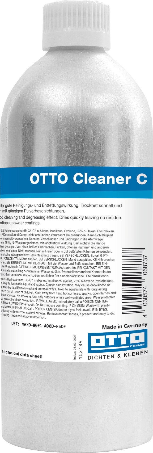 OTTO dichten und kleben OTTO Cleaner C Profil-Reiniger 1000 ml – Spezialreiniger Universalreiniger