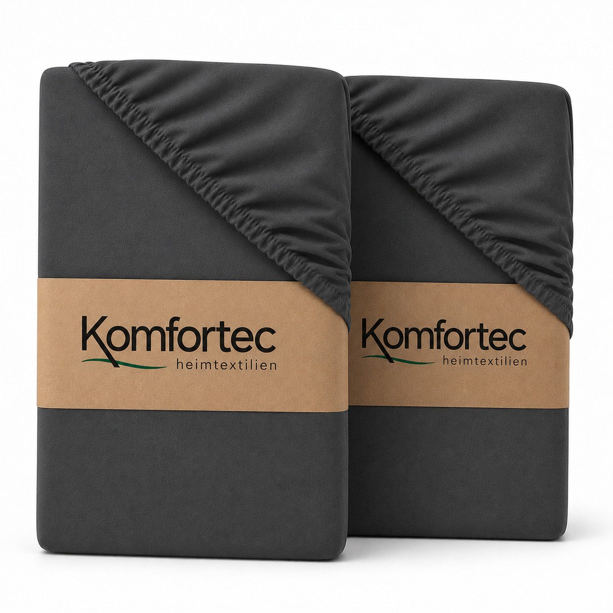 Komfortec Spannbettlaken Boxspringbett bis 15cm - 30cm Matratzenhöhe, Mikrofaser, Gummizug: Rundum, (2 Stück)