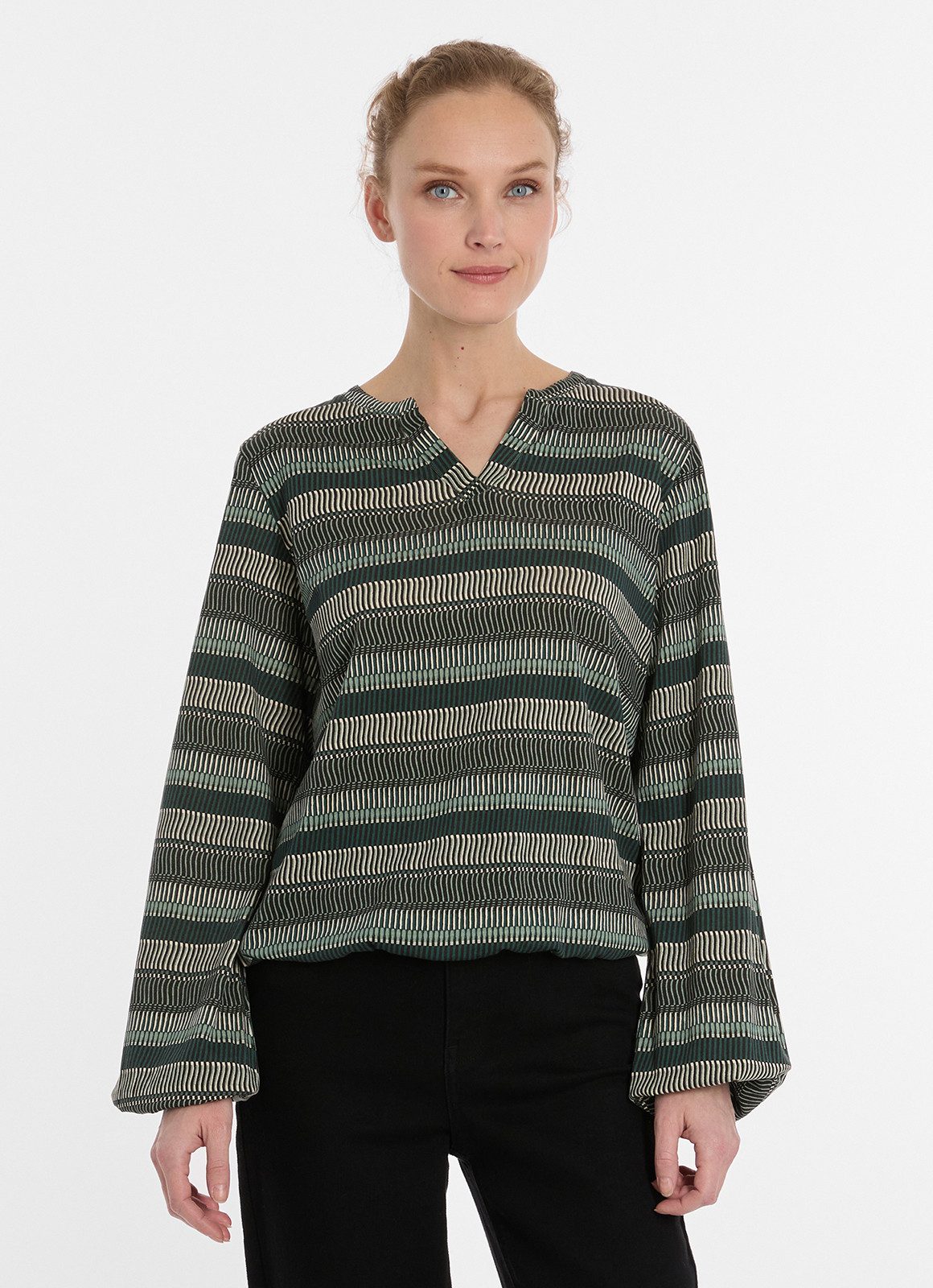 Ragwear Langarmshirt SANTICA PRINT weite Ärmel, Allover Print günstig online kaufen