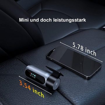 yozhiqu WiFi Connected Car Recorder FHD 1080P - Sicherheitsbegleitung Dashcam (Nachtsicht+Parküberwachung+Loop-Aufnahme, APP-Verbindung)