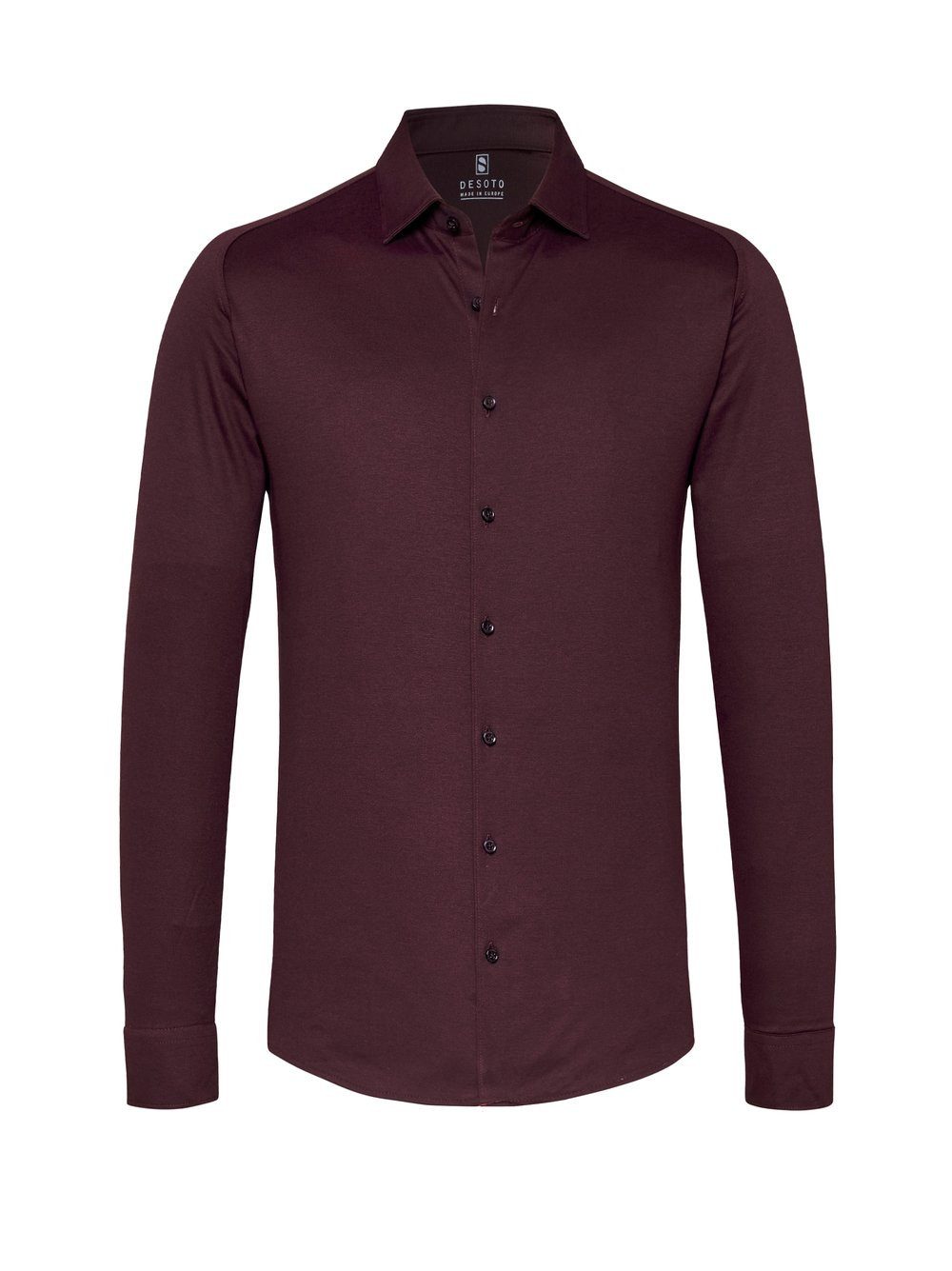 DESOTO Langarmhemd Jerseyhemd Casual Kent