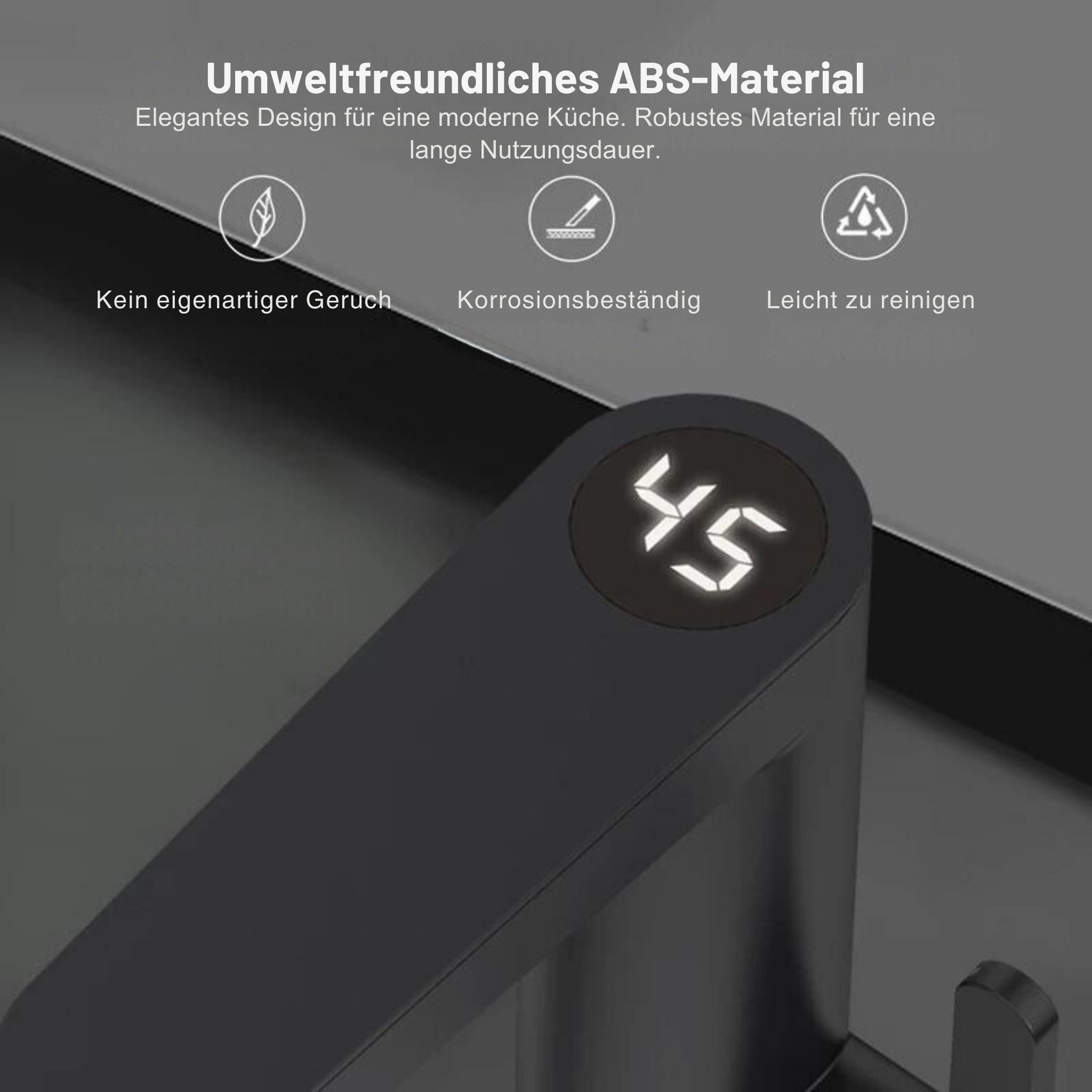 Briwellna Elektrischer Wasserhahn Elektrischer Durchlauferhitzer Wasserhahn, Festanschluss-Anschluss, für Warmwasser, Komplettset, Direkt einsatzbereit - Alles enthalten