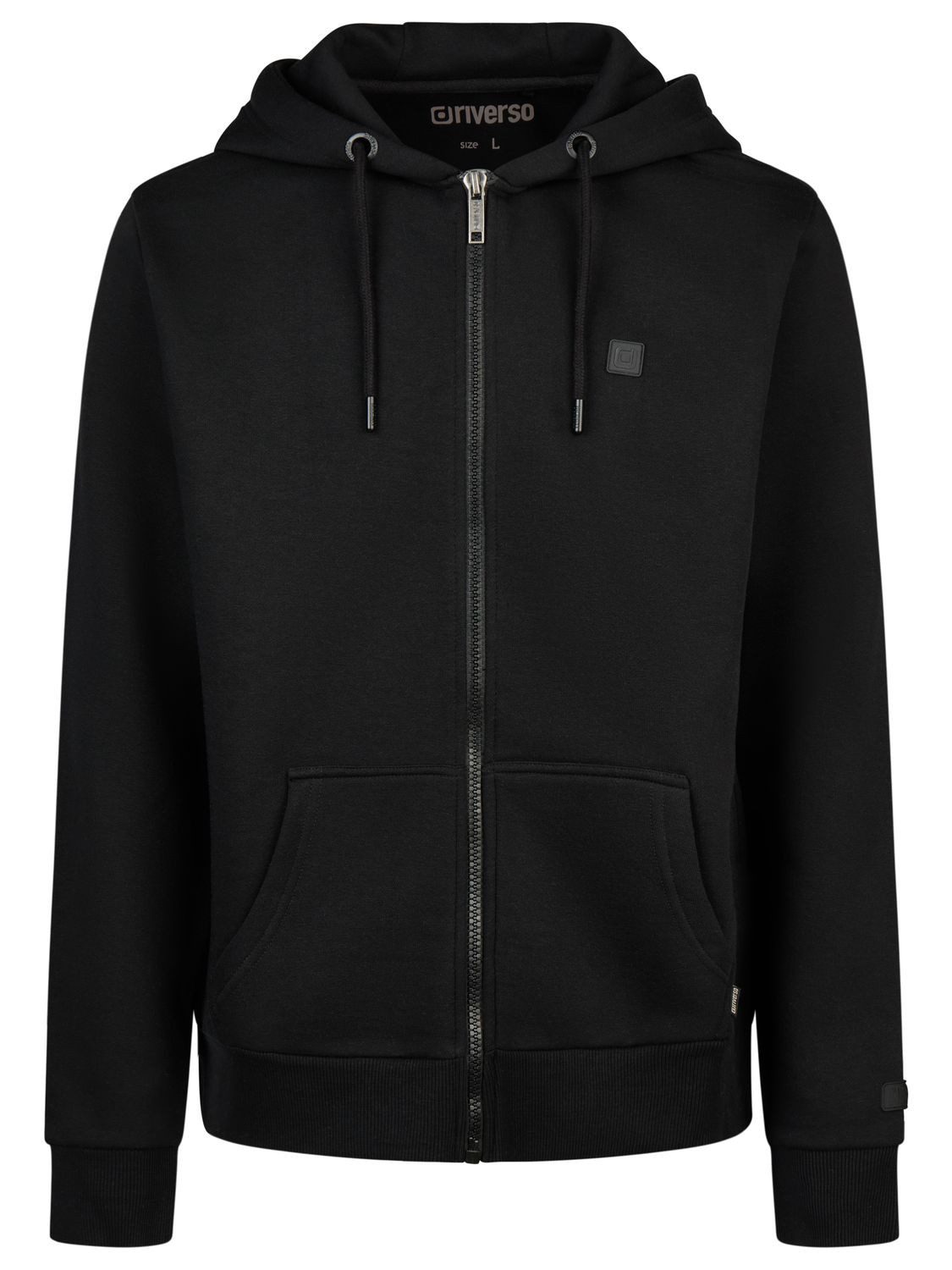 riverso Kapuzensweatjacke Herren Sweatjacke RIVBrad Regular Fit Hoodie mit Kängurutasche – Bild 3 von 4