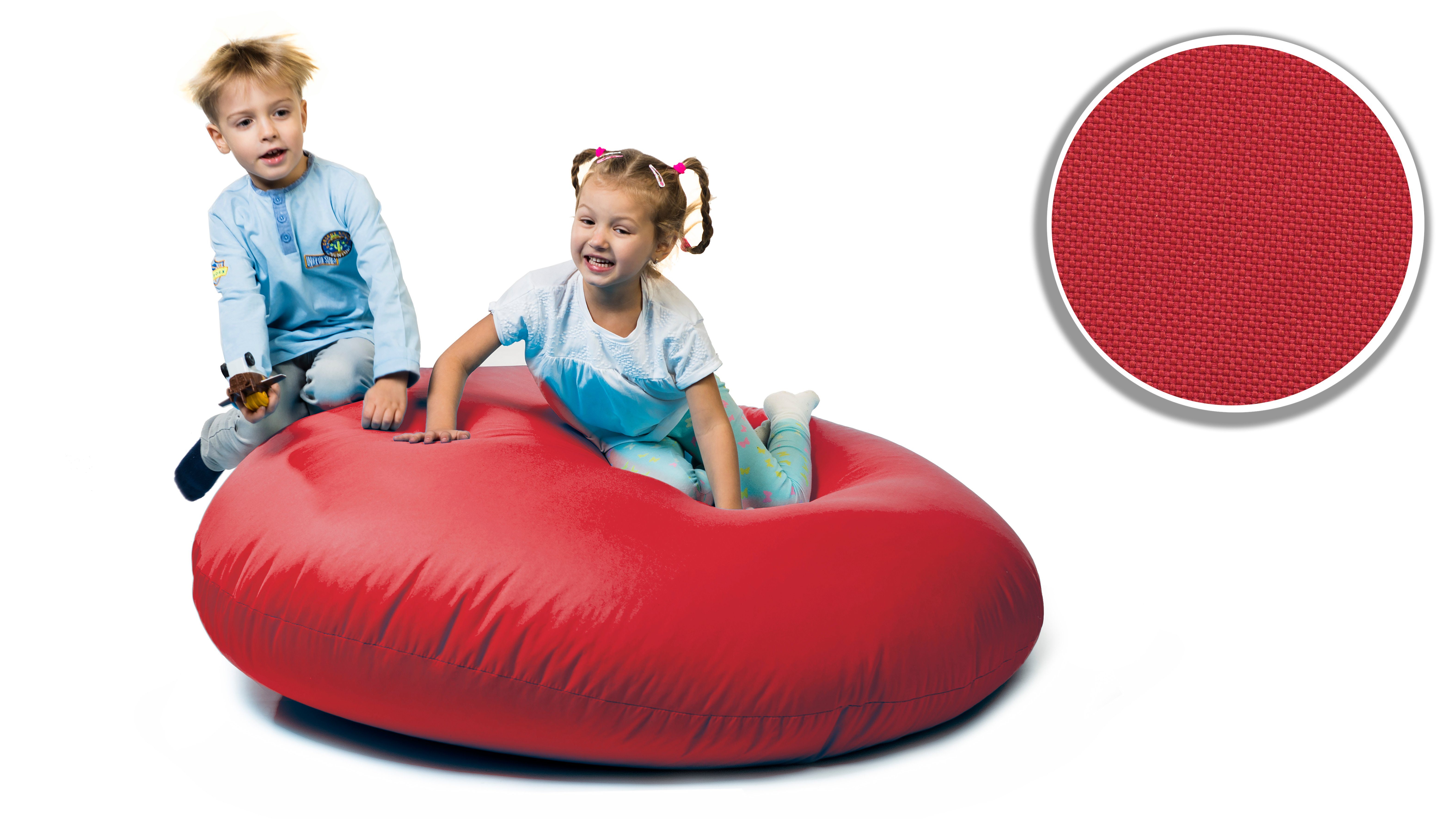 Erwachsene Rot & Outdoor Sitzsack sunnypillow Indoor Füllung mit für Kinder und Styropor
