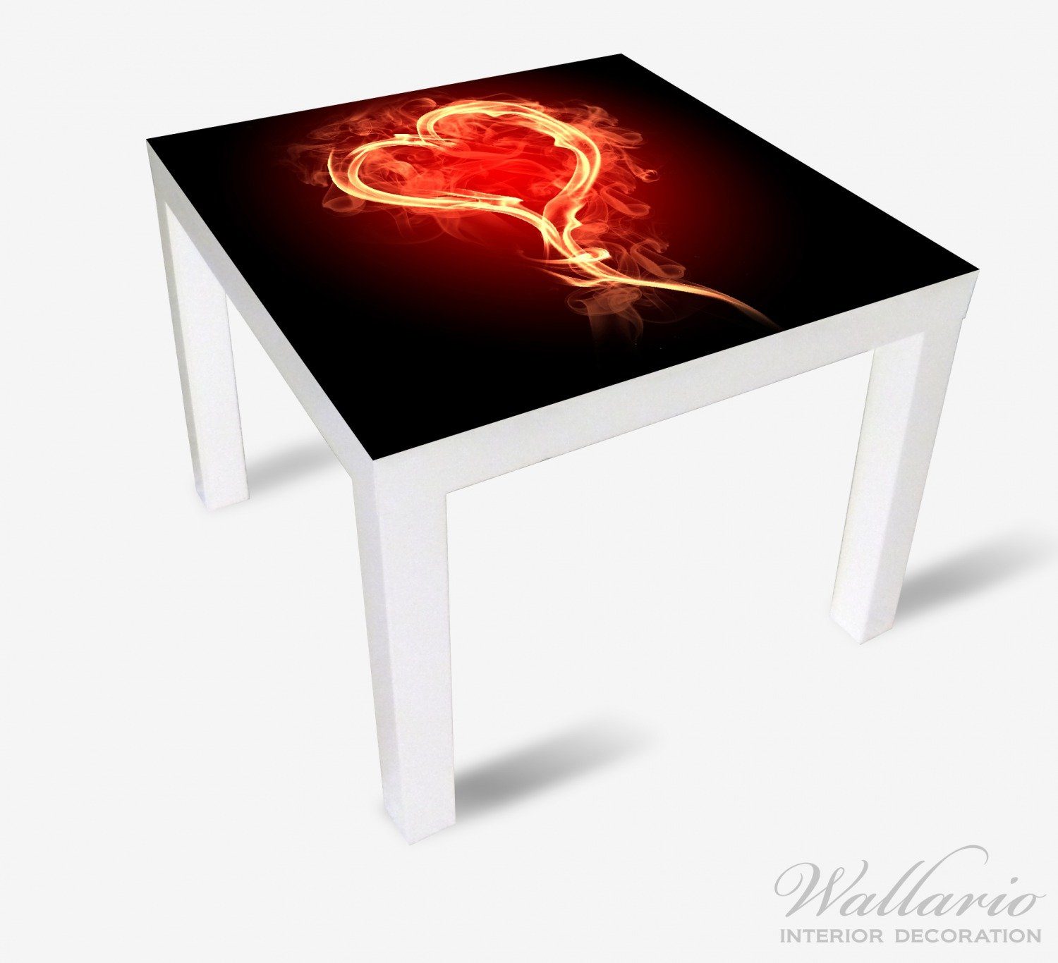 Wallario Möbelfolie Brennendes Herz