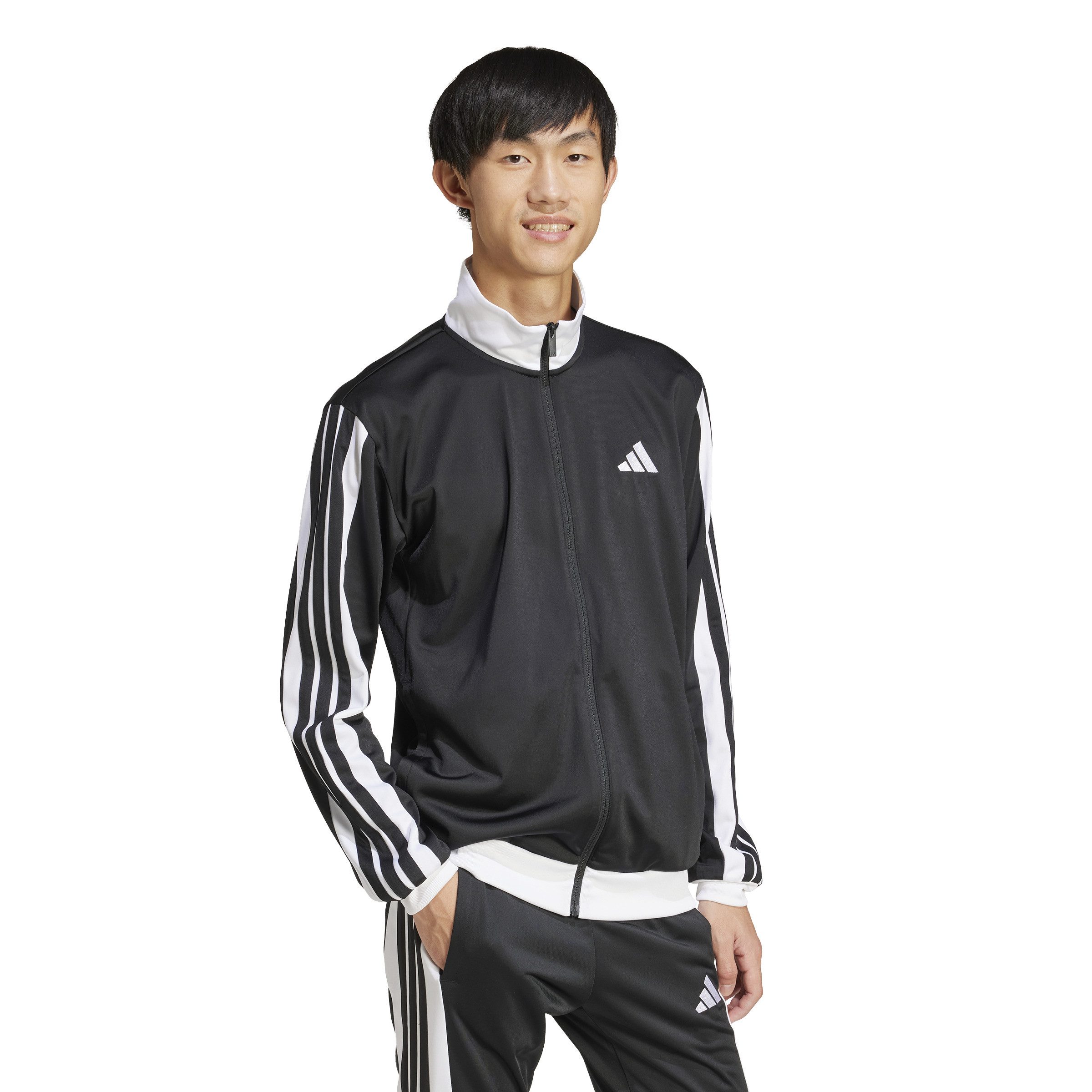 adidas Sportswear Sweatjacke M 3S CB TR TT BLACK – Bild 5 von 5