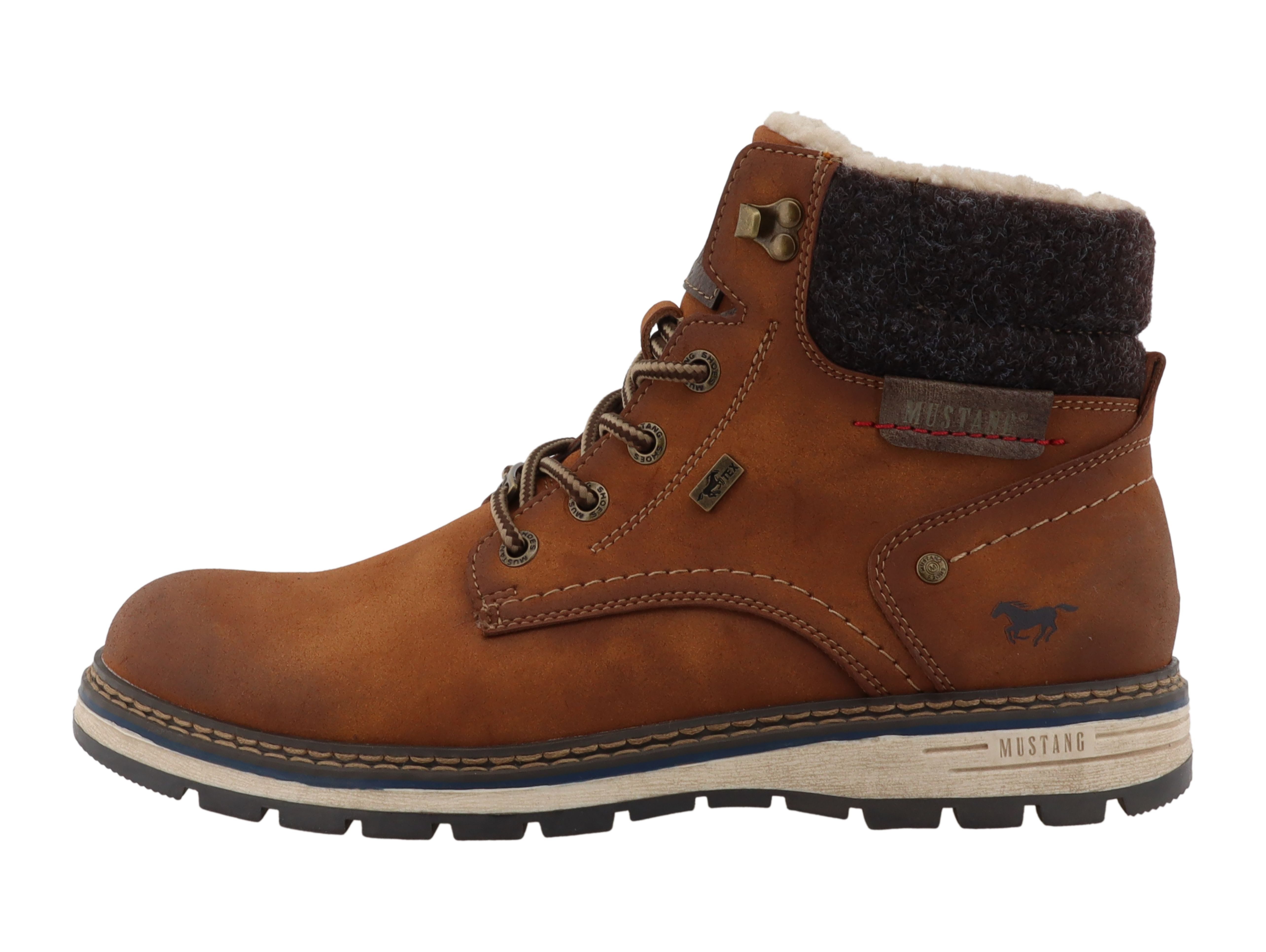 Mustang Shoes Winterboots Schnürboots mit wasserabweisender TEX-Ausstattung