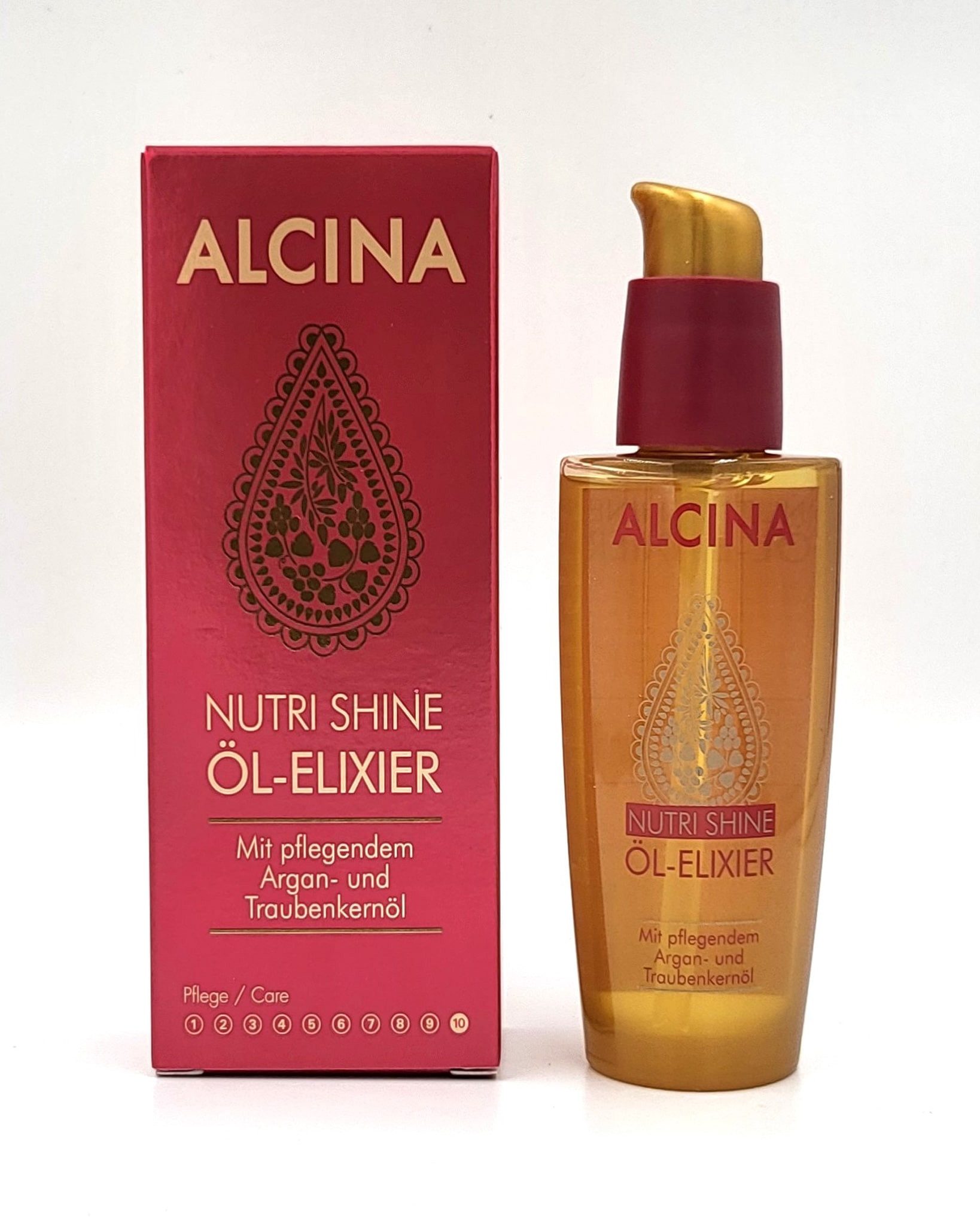 Haarwelten Deluxe Hair Extensions Haaröl ALCINA Nutri Shine Öl-Elixier für strapaziertes Haar mit Argan- und