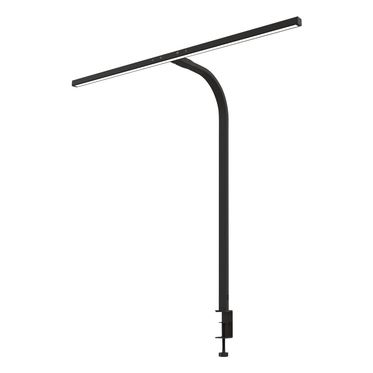 unilux LED Tischleuchte Strata 80, LED fest integriert, mit Klemme