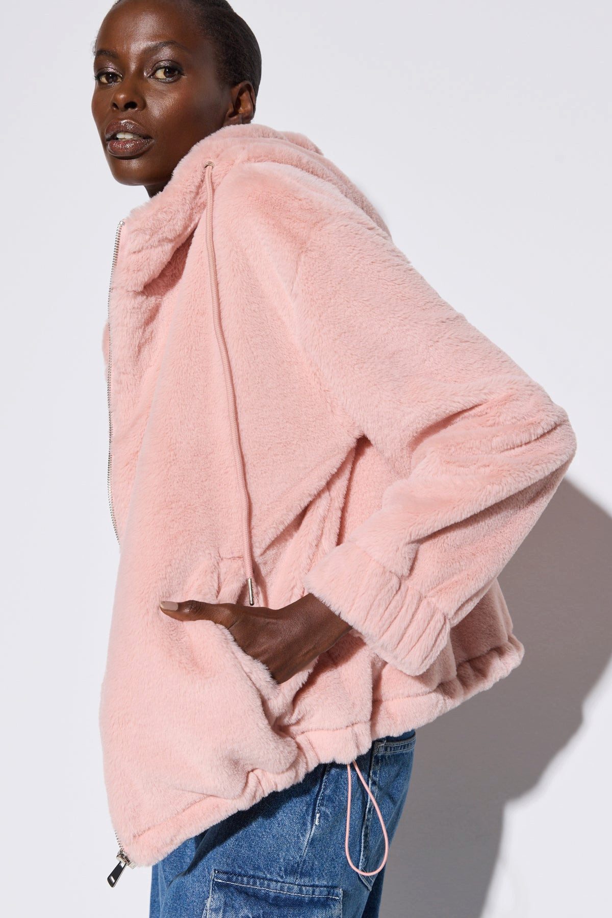 No Matter What Fleecejacke Rosa Fleecejacke günstig online kaufen