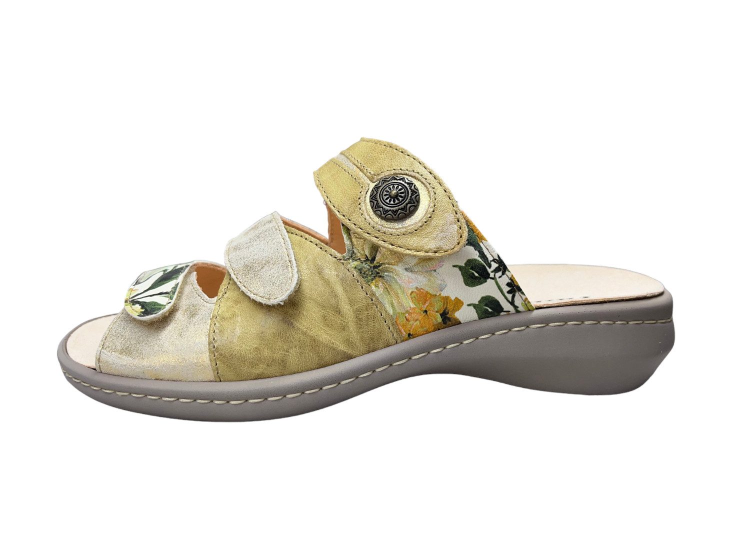 Think! Think! Damen Pantolette CAMILLA 3-000078-6010 ananas/kombi Clog