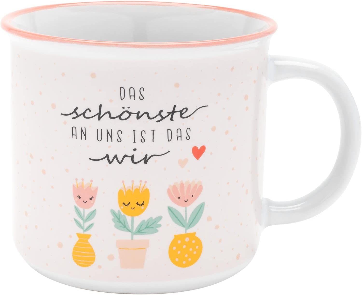 Sheepworld Tasse Sheepworld Tasse Kaffeetasse Teetasse 38cl für Lieblingsmenschen Wir, Material: Steinzeug