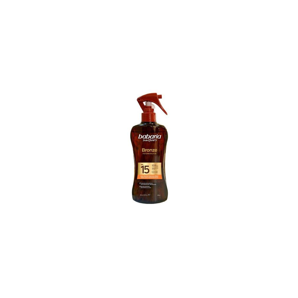 babaria Sonnenschutzpflege Es wäre Sun. Monoi Tahiti Bronze Spray Sonnenschutzöl Spf15 300 ml