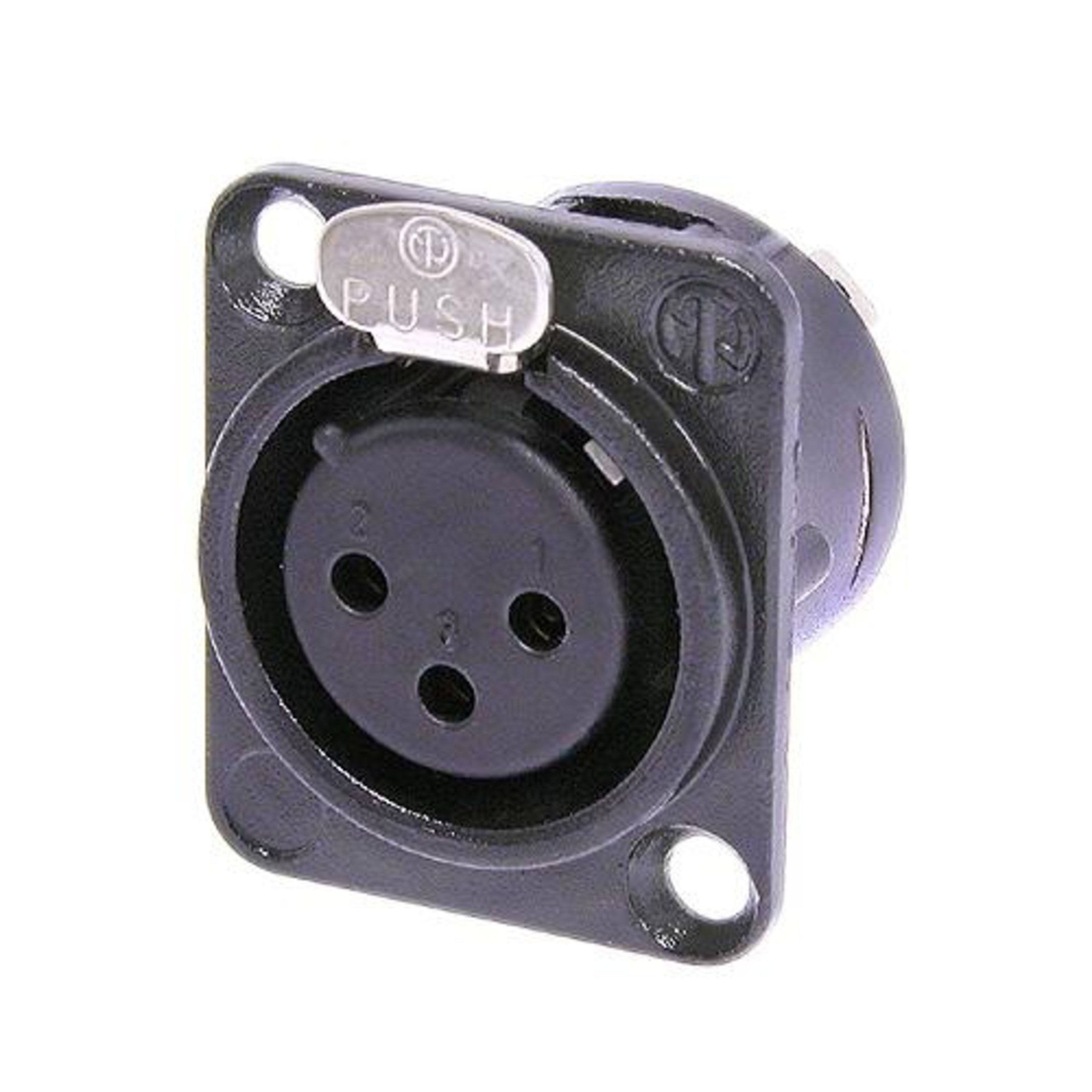 Neutrik Lautsprecherstecker, (NC3FDL-BAG-1 Chassisbuchse Einbaubuchse Hochwertige Verarbeitung Langlebig Robust, Stecker & Adapter, Einbaubuchsen), NC3FDL-BAG-1 Chassisbuchse - Einbaubuchse