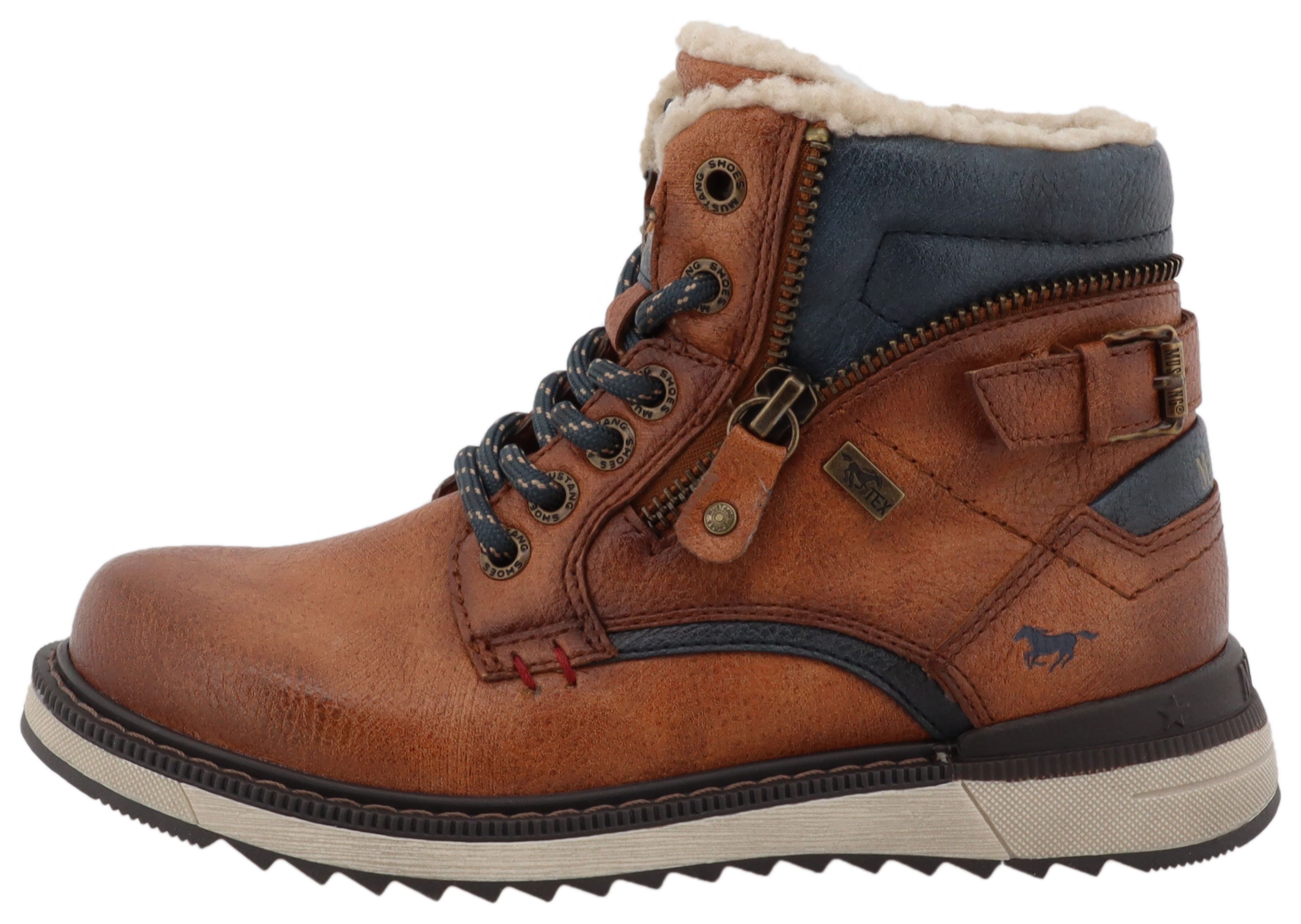 Mustang Shoes Donato Winterboots Schnürboots, Outdoorboots mit TEX-Membrane