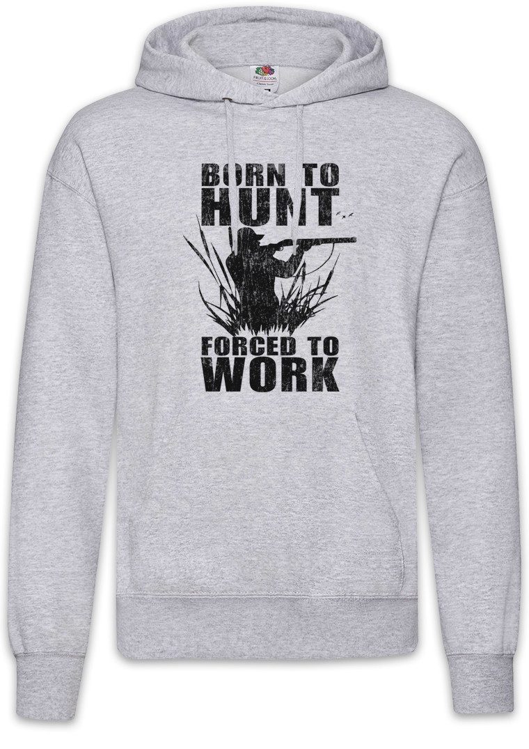 Urban Backwoods Hoodie Born To Hunt Herren Hoodie Hirsch Reh Jagd Jäger Bär Geweih Deer Bear (1-tlg) Fun Hunt Antlers Hunter