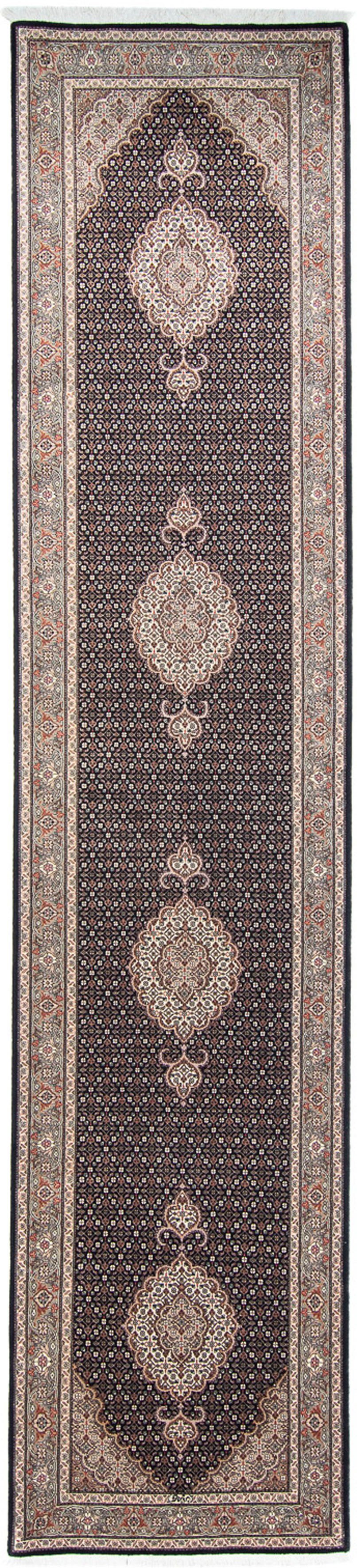 Orientteppich Perser - Täbriz - Einzelstück Handgeknüpft, Zertifikat Wohnzimmer, morgenland, rechteckig, - mit 10 Höhe: x cm 389 mehrfarbig, mm, 83
