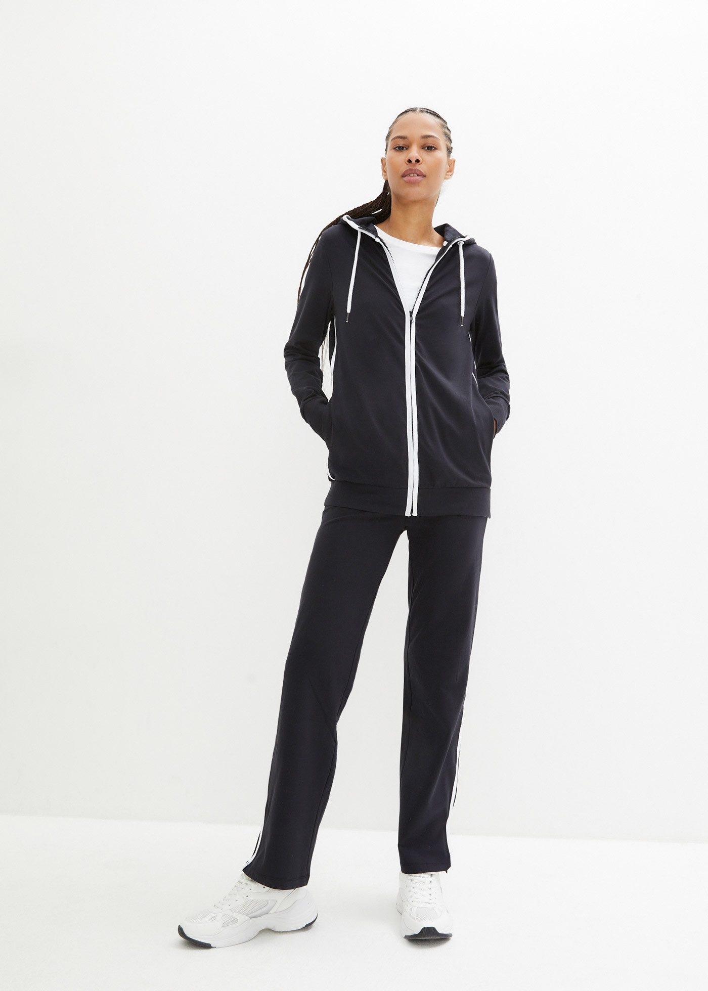 bonprix Jogginganzug (Set, 2-tlg), zweiteiliges Set aus Sweatjacke und Jogg günstig online kaufen