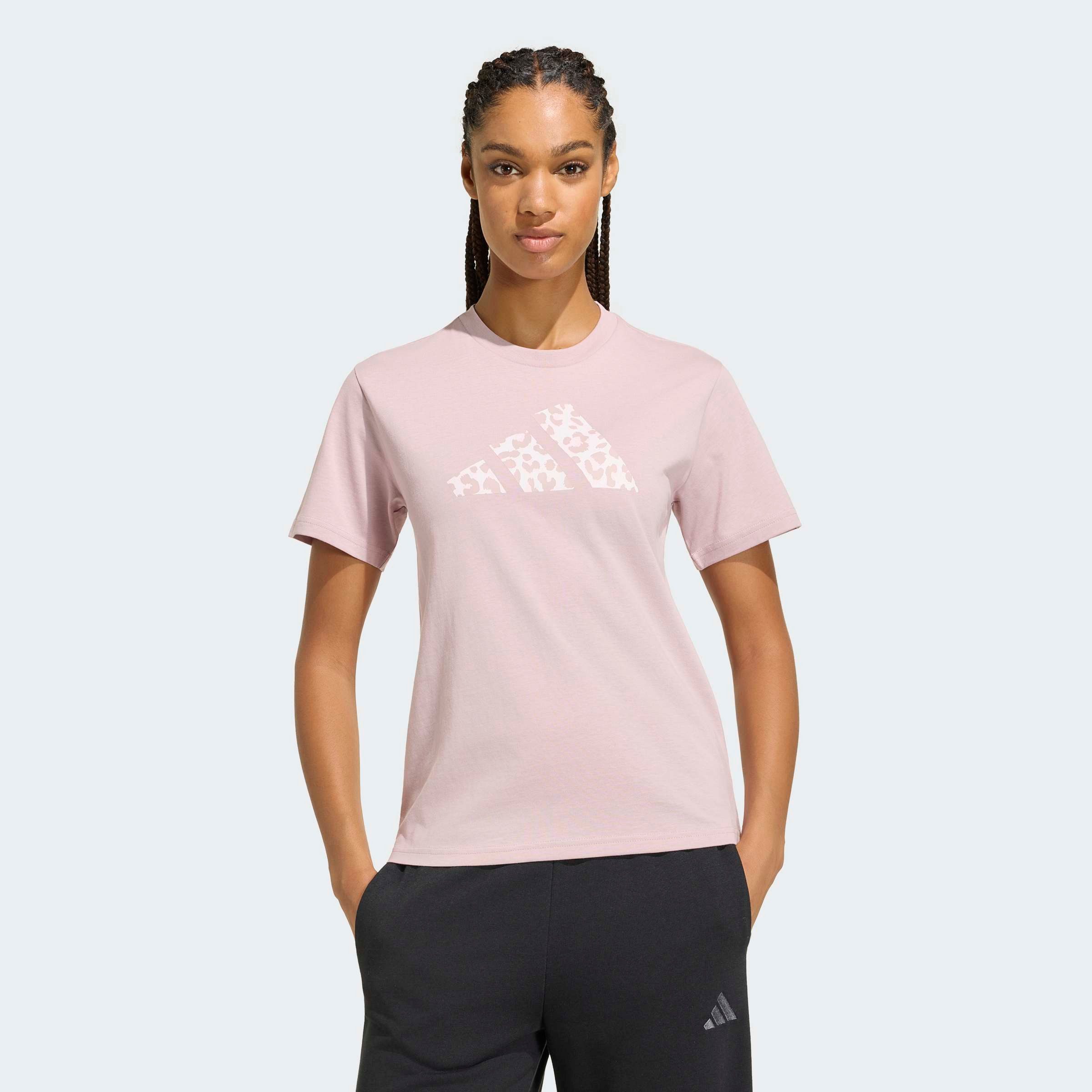 adidas Sportswear T-Shirt ANIMAL T mit Rundhalsausschnitt, ohne Verschluss, sportlicher Stil