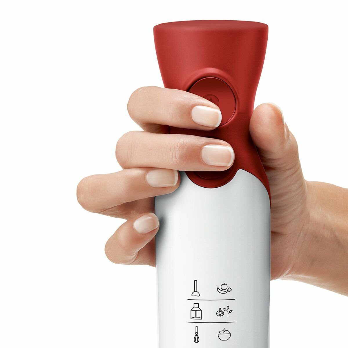 BOSCH Stabmixer Bosch Handrührgerät BOSCH MSM64010 Weiß Rot 450 W, 450 W