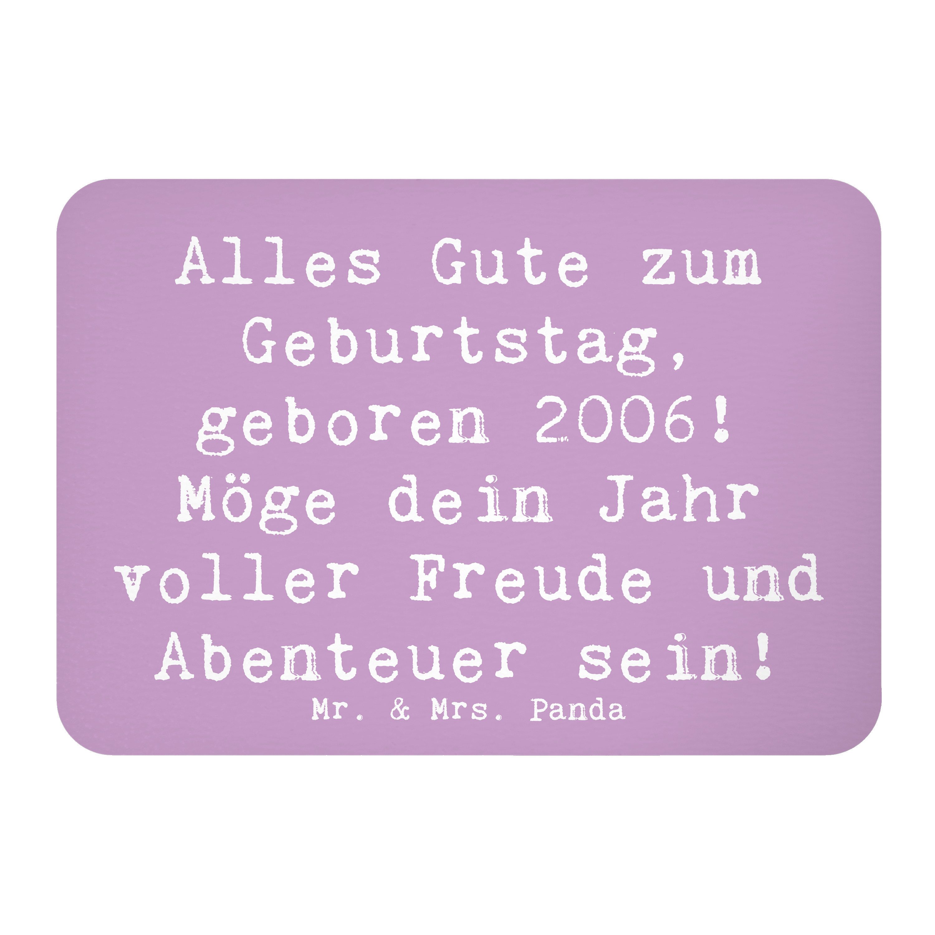Magnet Spruch 2006 Geburtstag - Lavendeltraum - Geschenk, 2006 Geburtstagswu