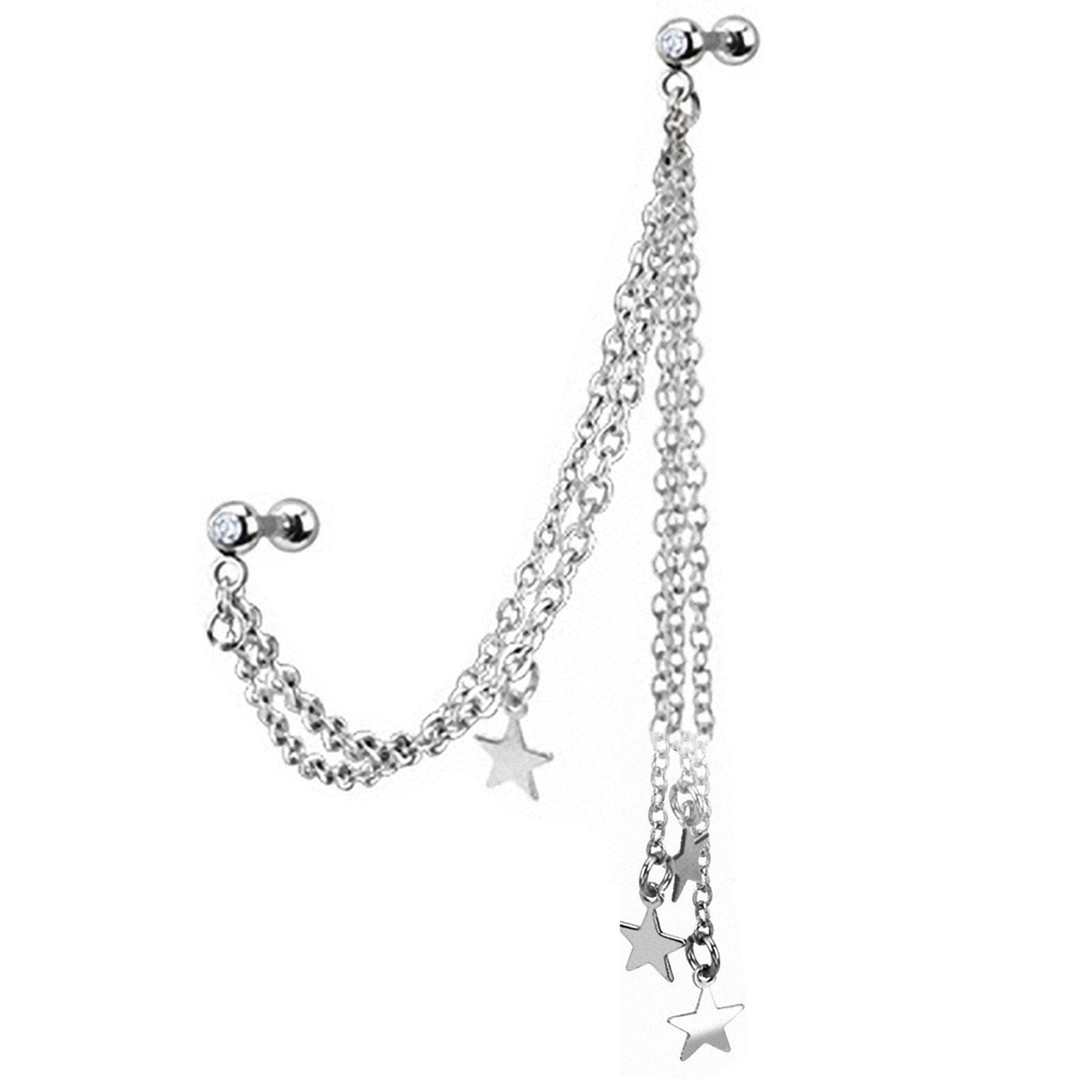 Taffstyle Piercing-Set Piercing Ohr aus Chirurgenstahl günstig online kaufen