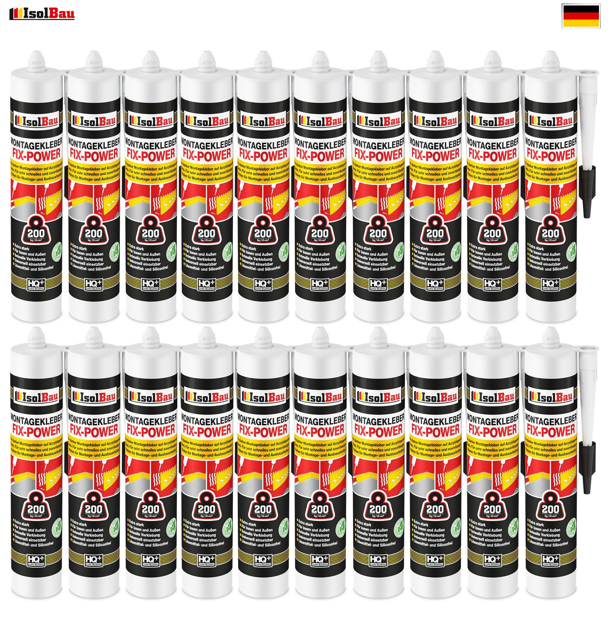 None Montagekleber Montagekleber FIX-POWER Baukleber 20x günstig online kaufen