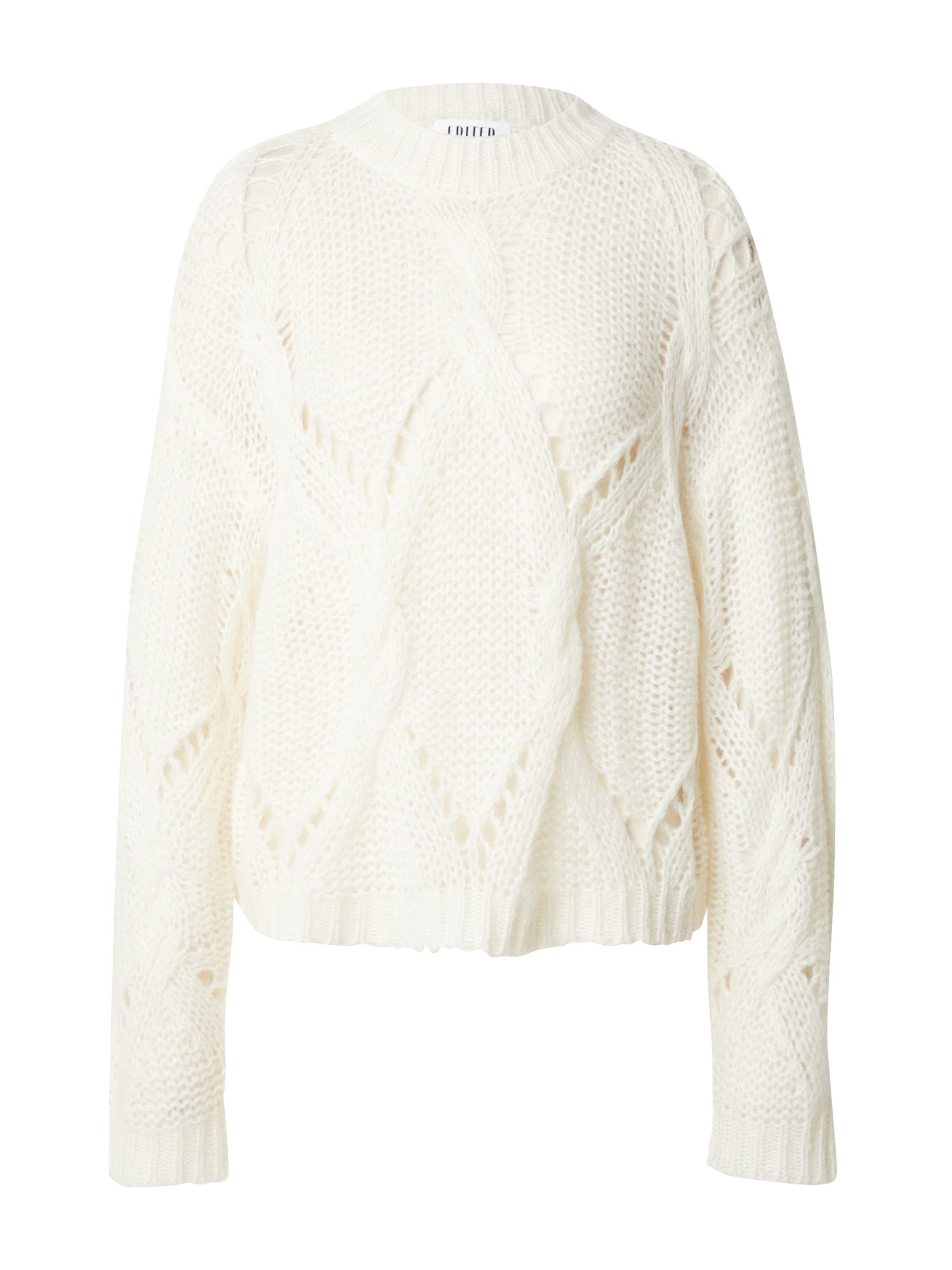 EDITED Strickpullover Gwendolyn (1-tlg) Lochmuster