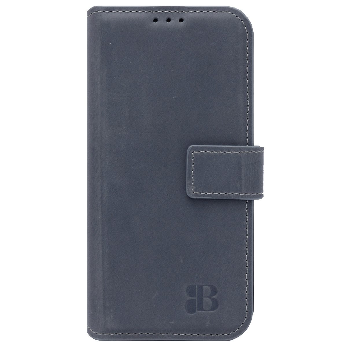 Burkley Handytasche iPhone 14 Handytasche mit modularem Back Case (1-tlg., Book Case Lederhülle mit Kartenfach und Magnetverschluss), herausnehmbare Innenhülle, Kartenfächer, Kick-Stand
