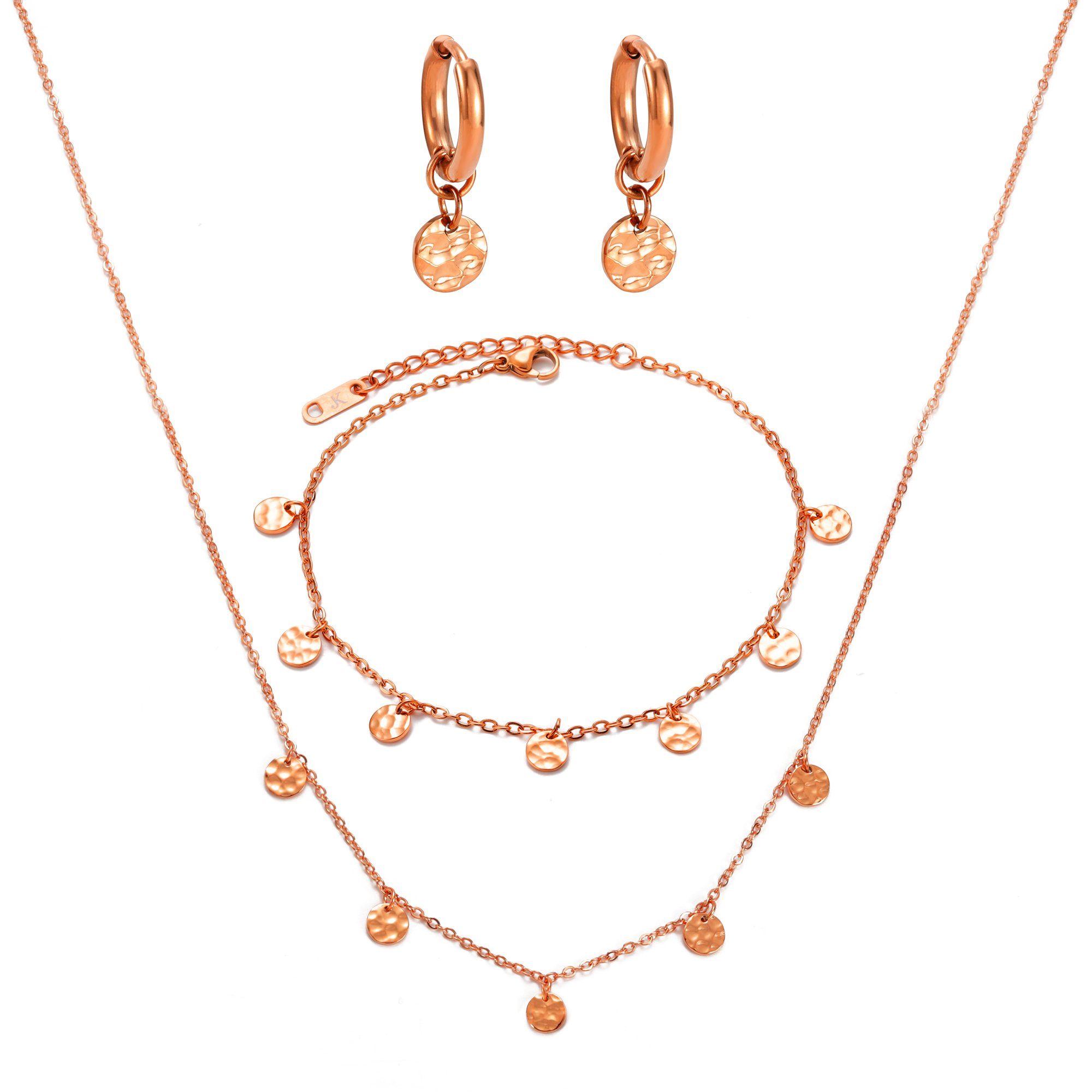 Kim Johanson Schmuckset Mond Plättchen (Set), 3 teiliges Set günstig online kaufen