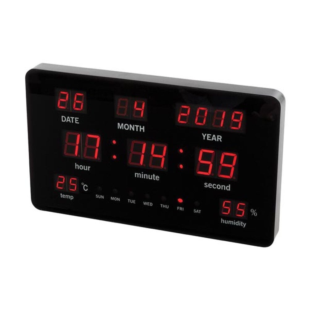 Wanduhr Wanduhr mit led-display