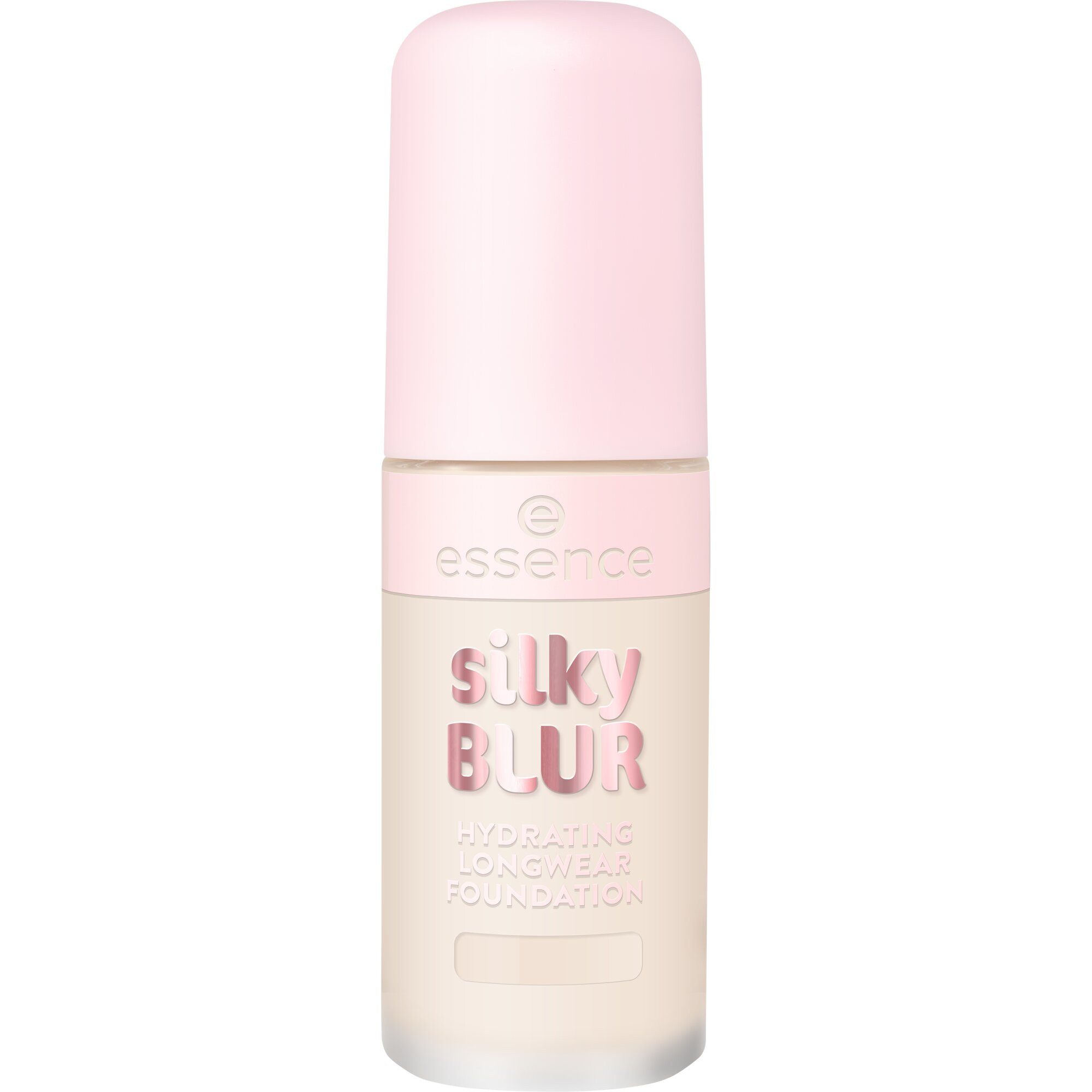 Essence Foundation SILKY BLUR HYDRATING LONGWEAR FOUNDATION, 3-tlg.