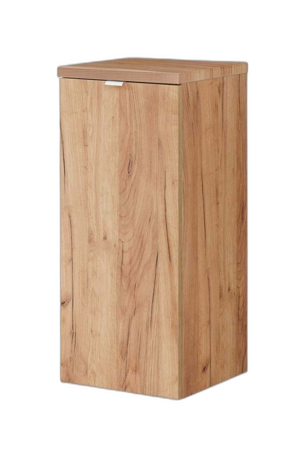 Xlmoebel Wäschekorb Hängeschrank aus Holz mit integriertem Wäschekorb in Weiß (1 St., Wäschekorb), Hergestellt in Europa