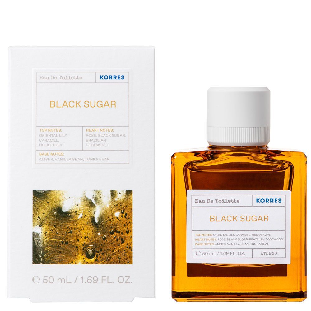 Korres Eau de Parfum BLACK SUGAR EDT für Sie, 50 ml