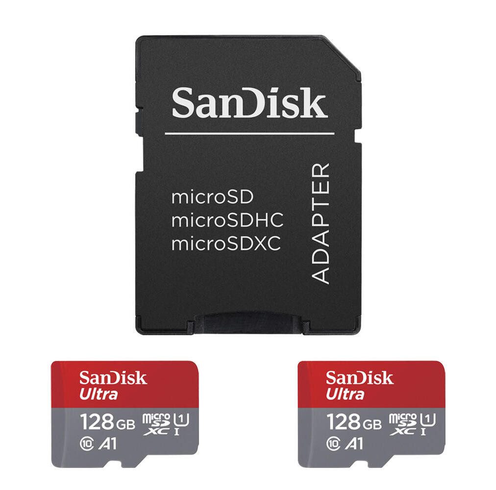 Sandisk SanDisk Speicherkarten Ultra microSDXC 128GB Speicherkarte