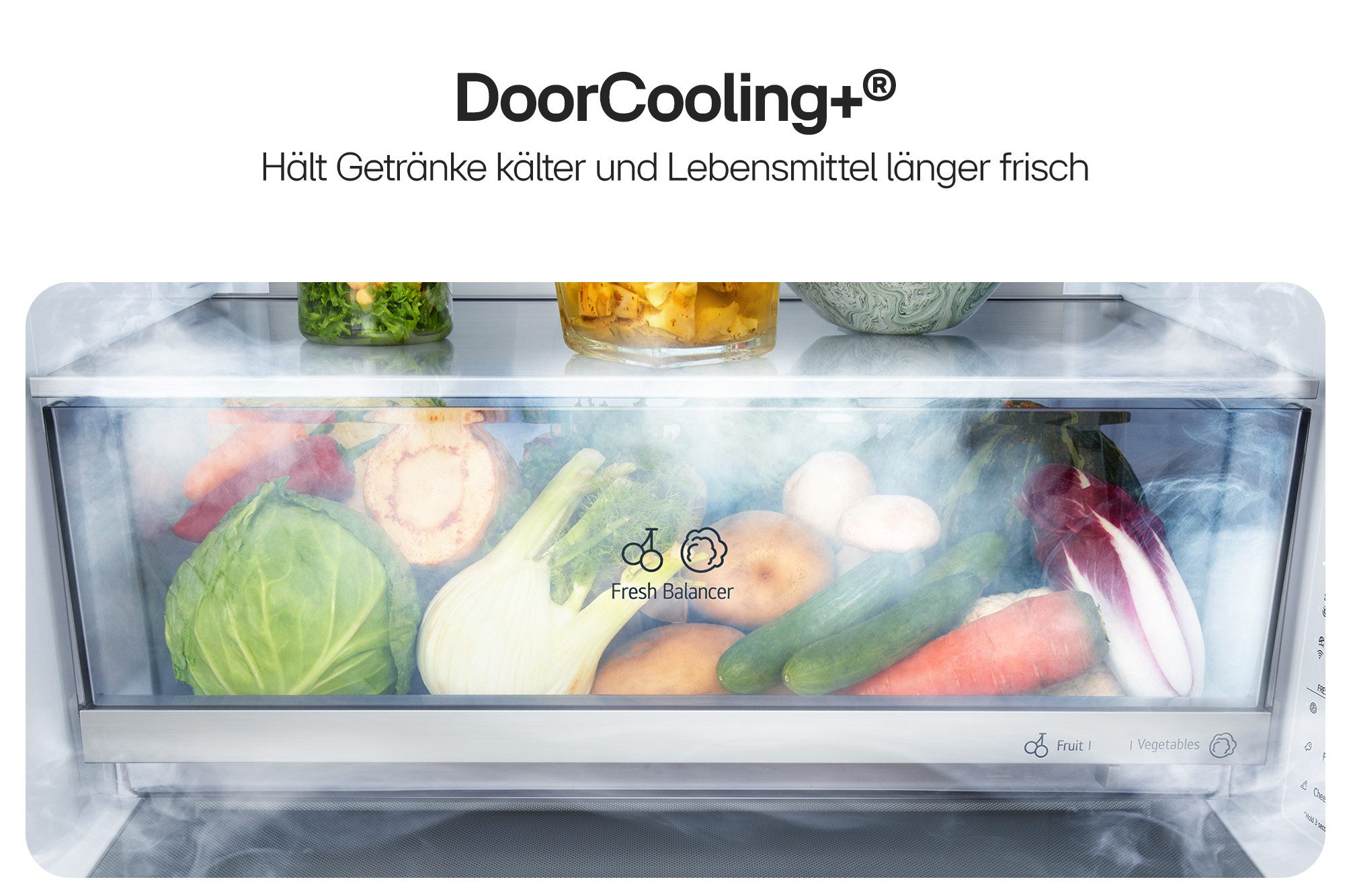 LG Kühl-/Gefrierkombination GBBS726ASW, 203 cm hoch, 59,5 cm breit, Fit&Max: Vollintegrierbar & Maximale Ausstattung – Bild 5 von 5