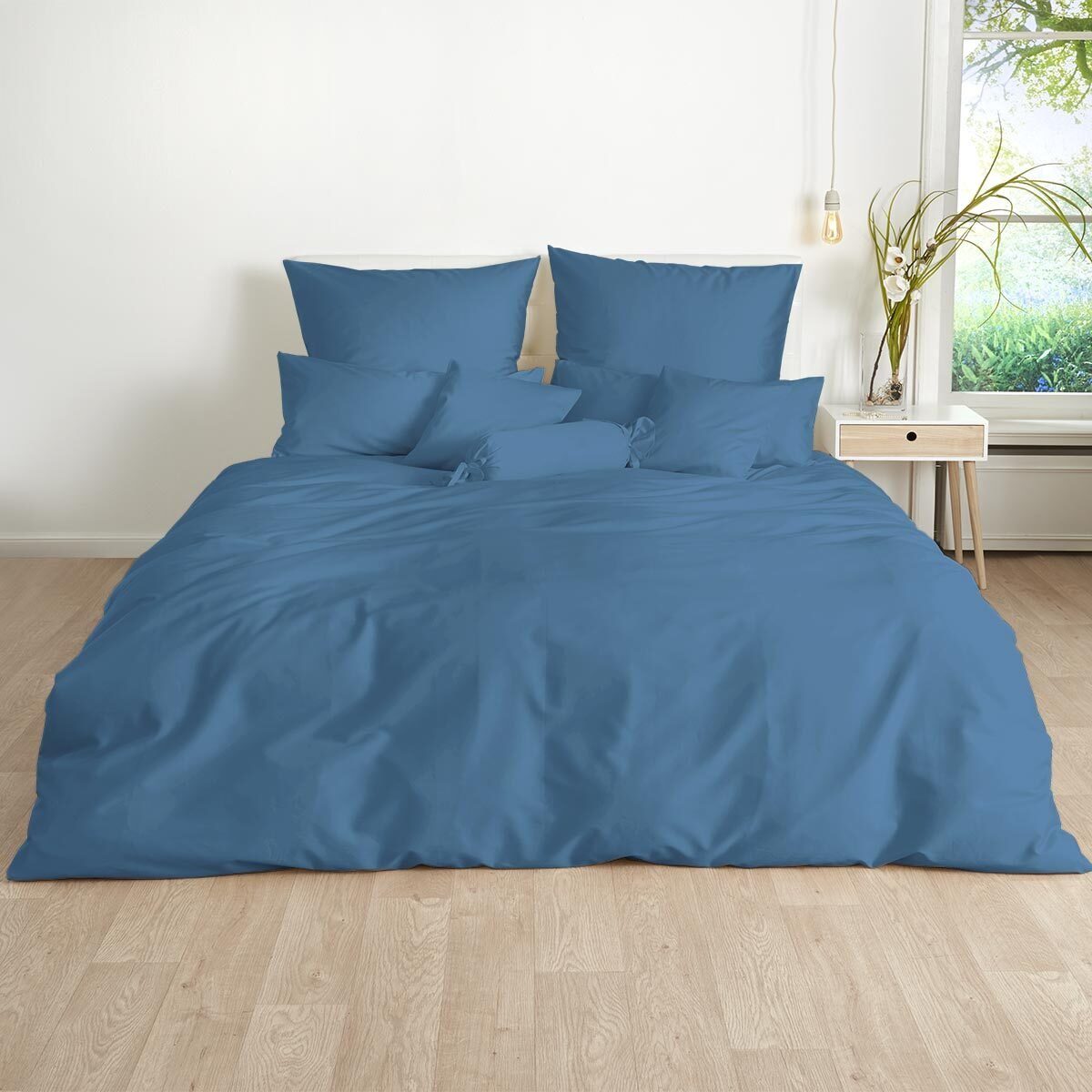 TRAUMSCHLAF Bettwäsche Uni, Mako Satin, 3 günstig online kaufen