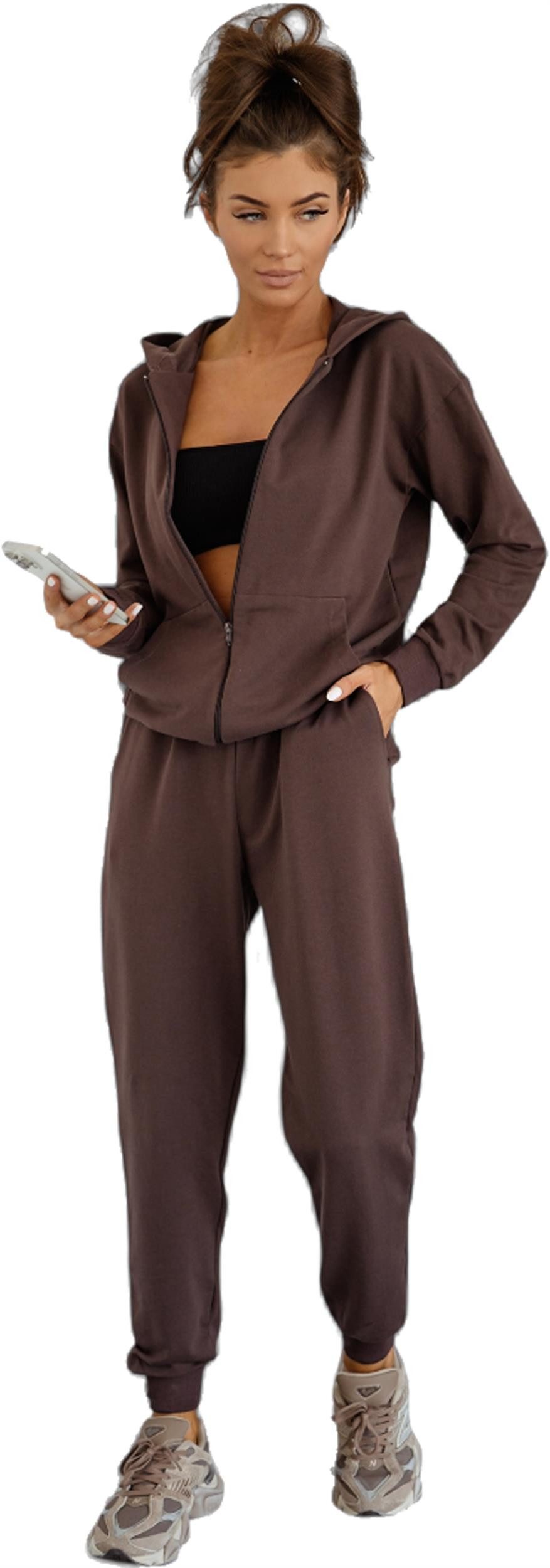 Jogginganzug Damen Jogginganzug Hoodie & Hose, Made in EU, S - XL