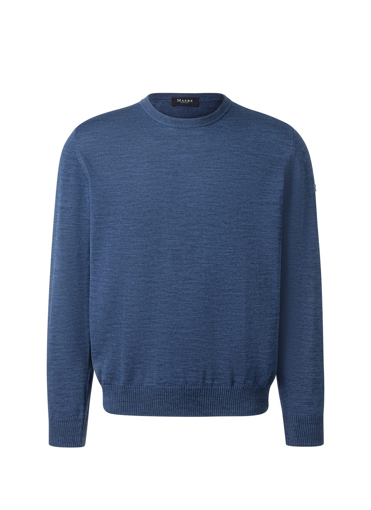 MAERZ Muenchen Strickfleece-Pullover Pullover Rundhals 1/1 günstig online kaufen