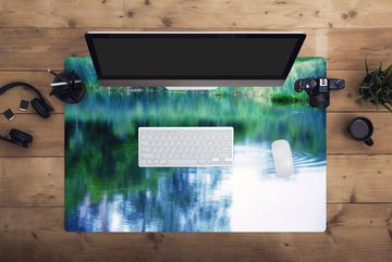 MuchoWow Gaming Mauspad Spiegelung im Wasser im europäischen Garten von Monet in Frankreich. (1-St), Büro für Tastatur und Maus, Mousepad Gaming, 90x60 cm, XXL, Großes