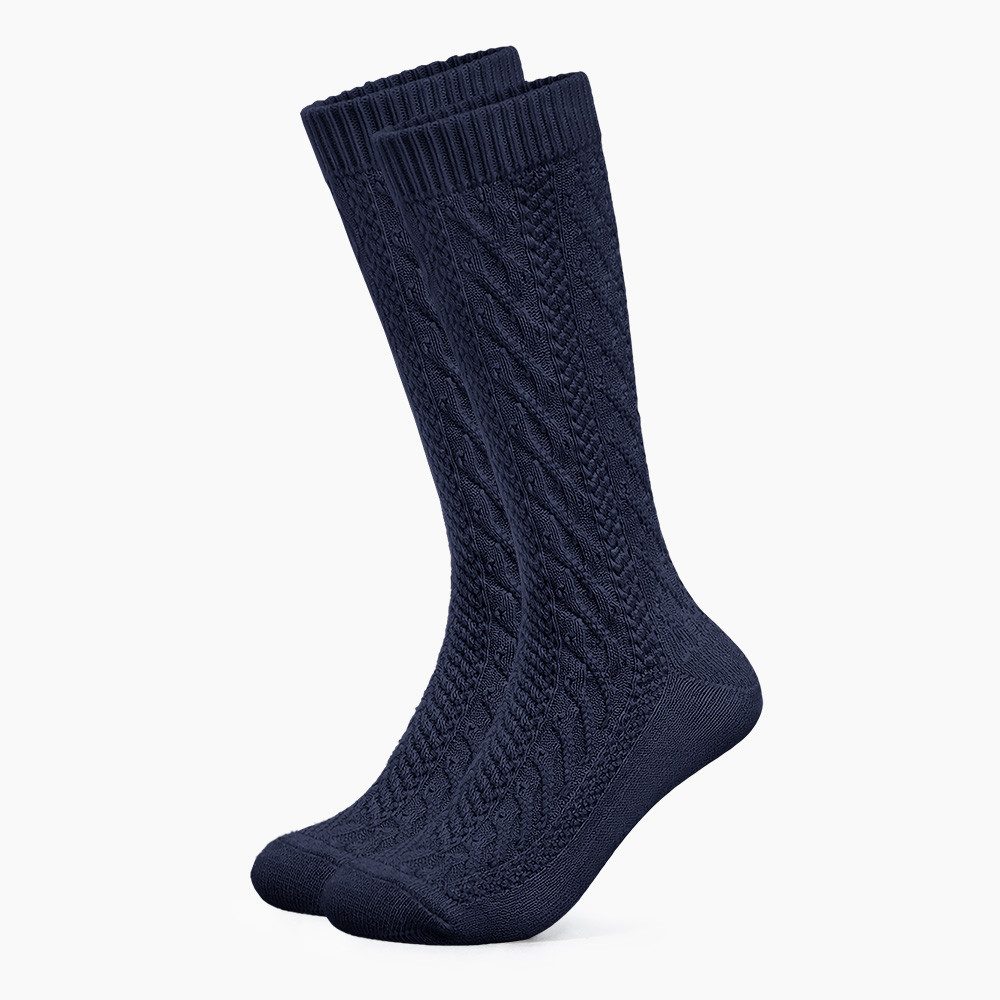 HerzSticht Trachtensocken Herren Lange Trachtensocken (Modell: Bergdistel) (1-Paar)