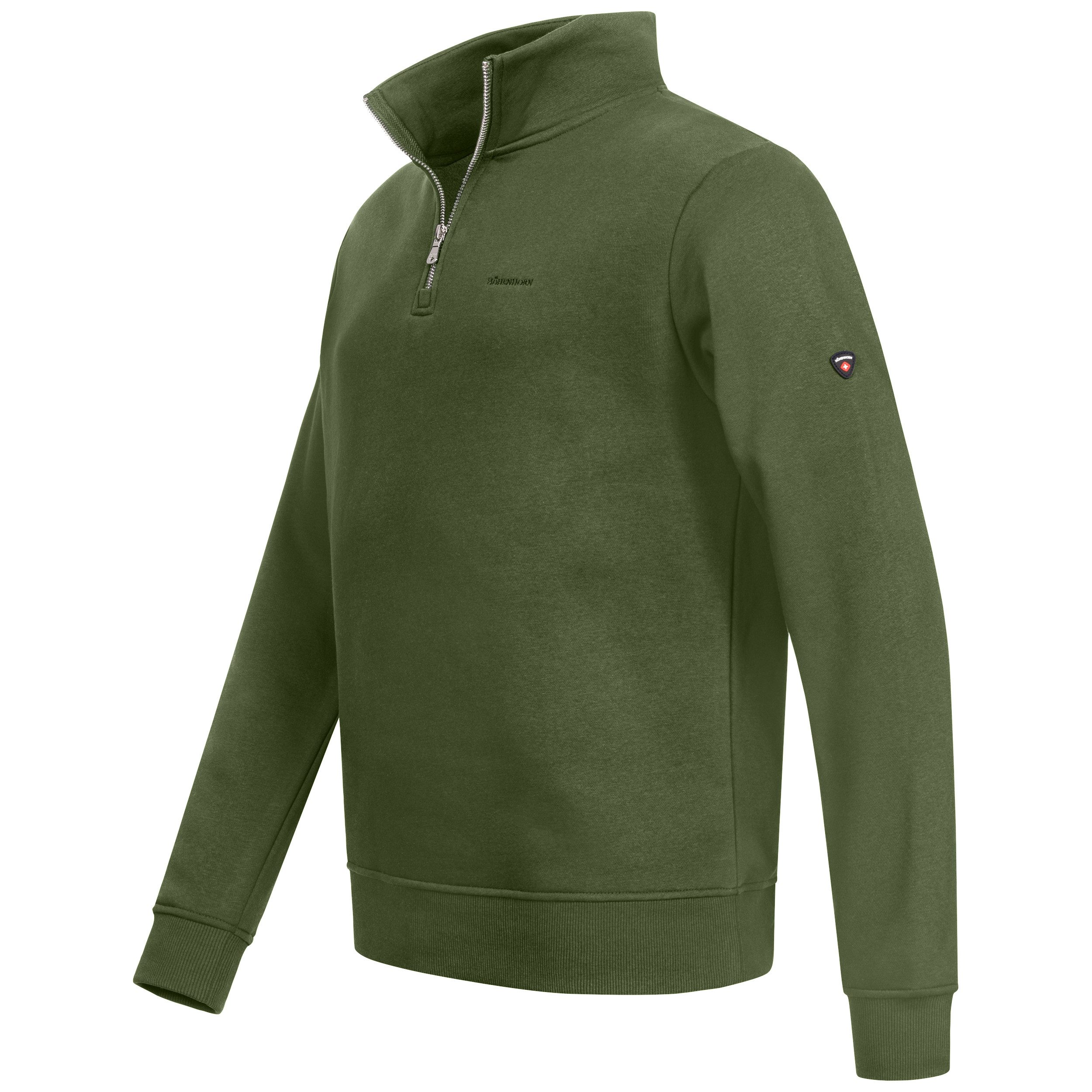 Höhenhorn Troyer Troiberg Herren Pullover für Männer 1/4 Zip Sweatshirt mit günstig online kaufen