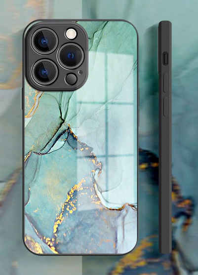 ELEKIN Smartphone-Hülle Case für iPhone 13/13pro/13 Pro Max/13 Mini, TPU+Glass