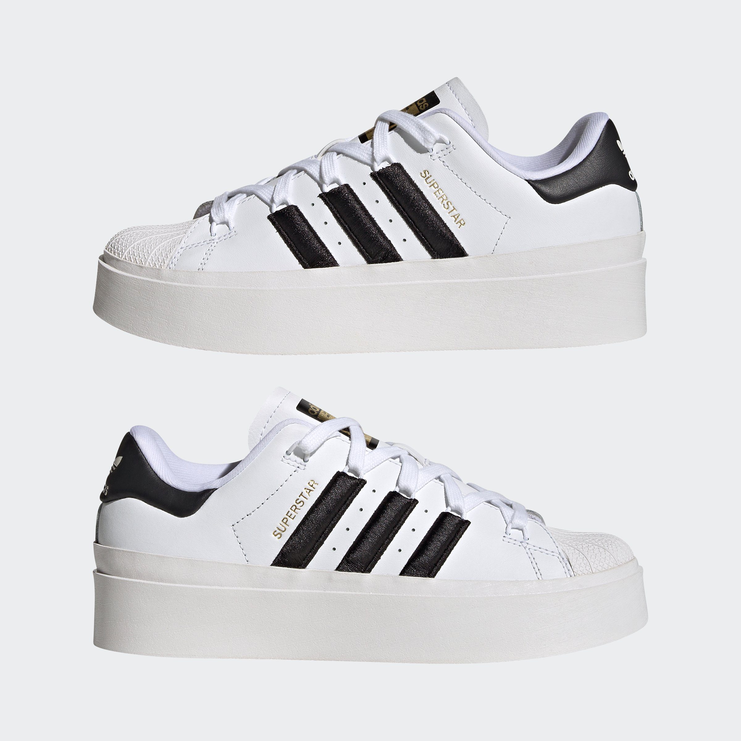 White Gold / adidas Cloud Originals BONEGA Sneaker SUPERSTAR Core Black / Metallic