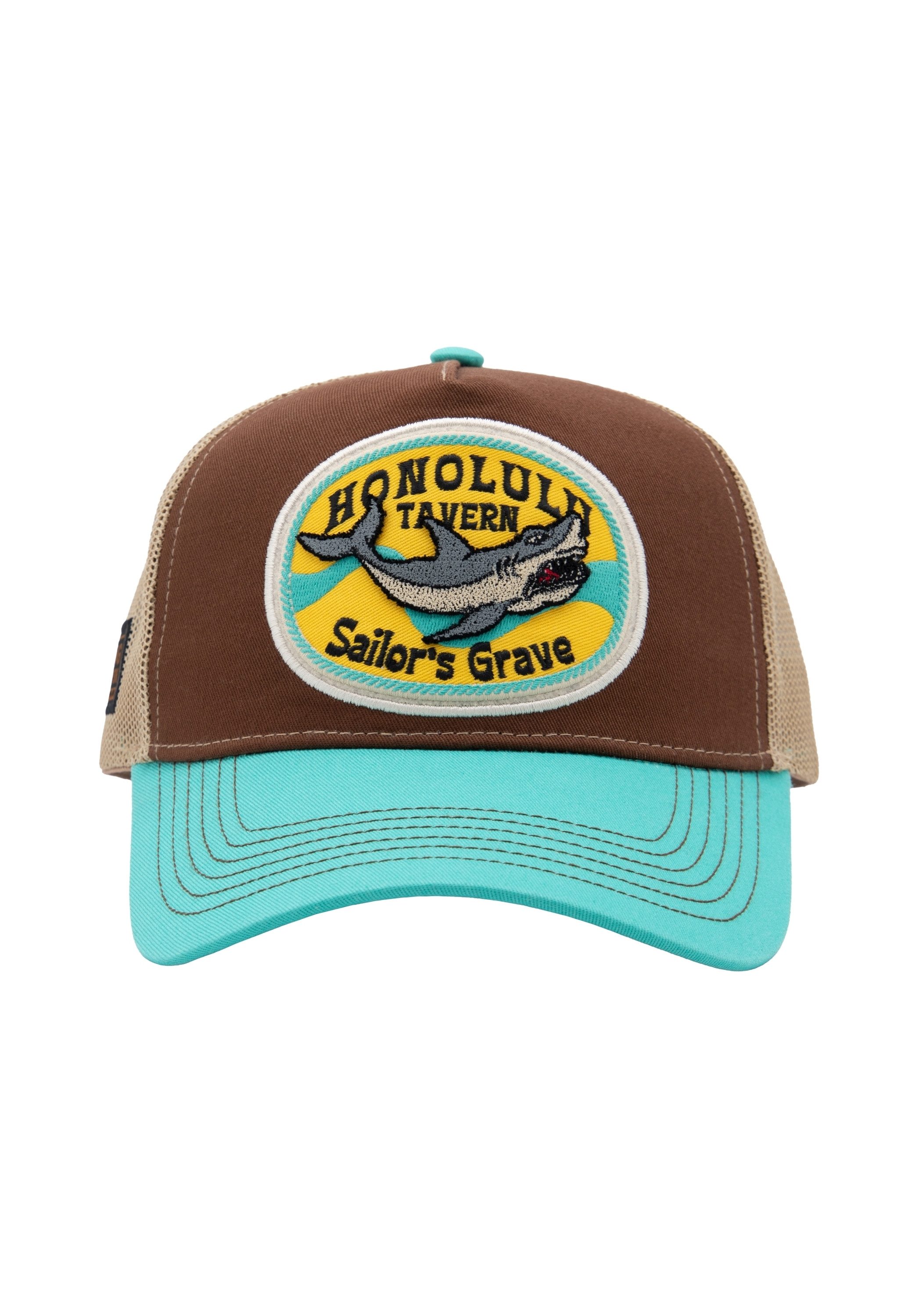 KingKerosin Trucker Cap Honolulu Tavern (1-St) mit besonderer Cut-Pile-Stickerei