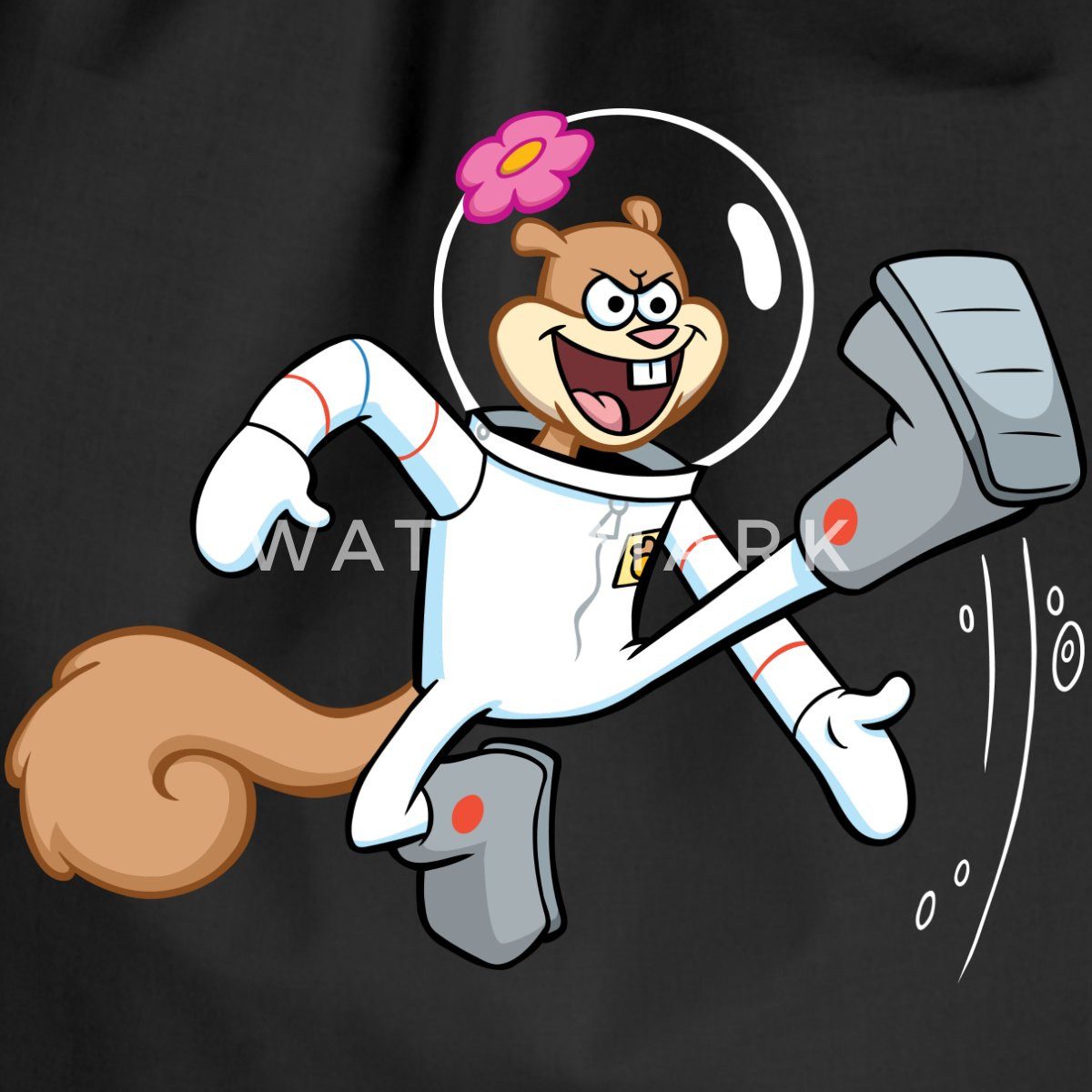 Spreadshirt Turnbeutel Spongebob Schwammkopf Sandy Cheeks Design Turnbeutel (1-tlg)